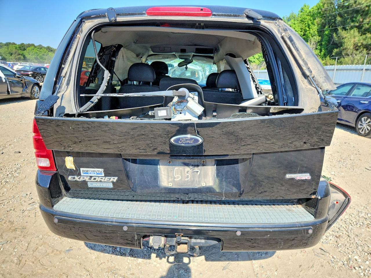 2005 Ford Explorer Limited Black vin: 1FMDU75K35ZA46557