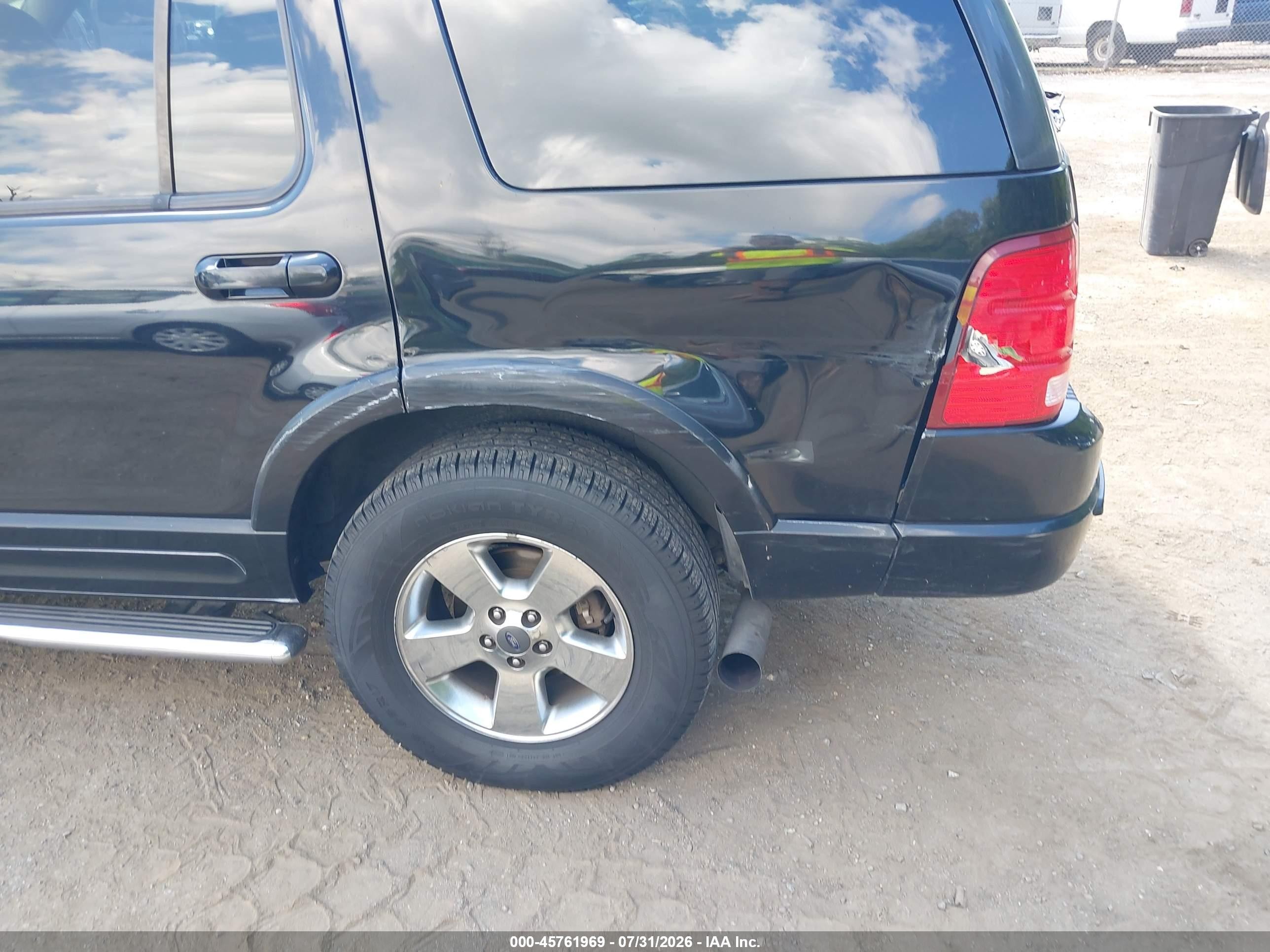2003 Ford Explorer Limited Black vin: 1FMDU75K93UC34705