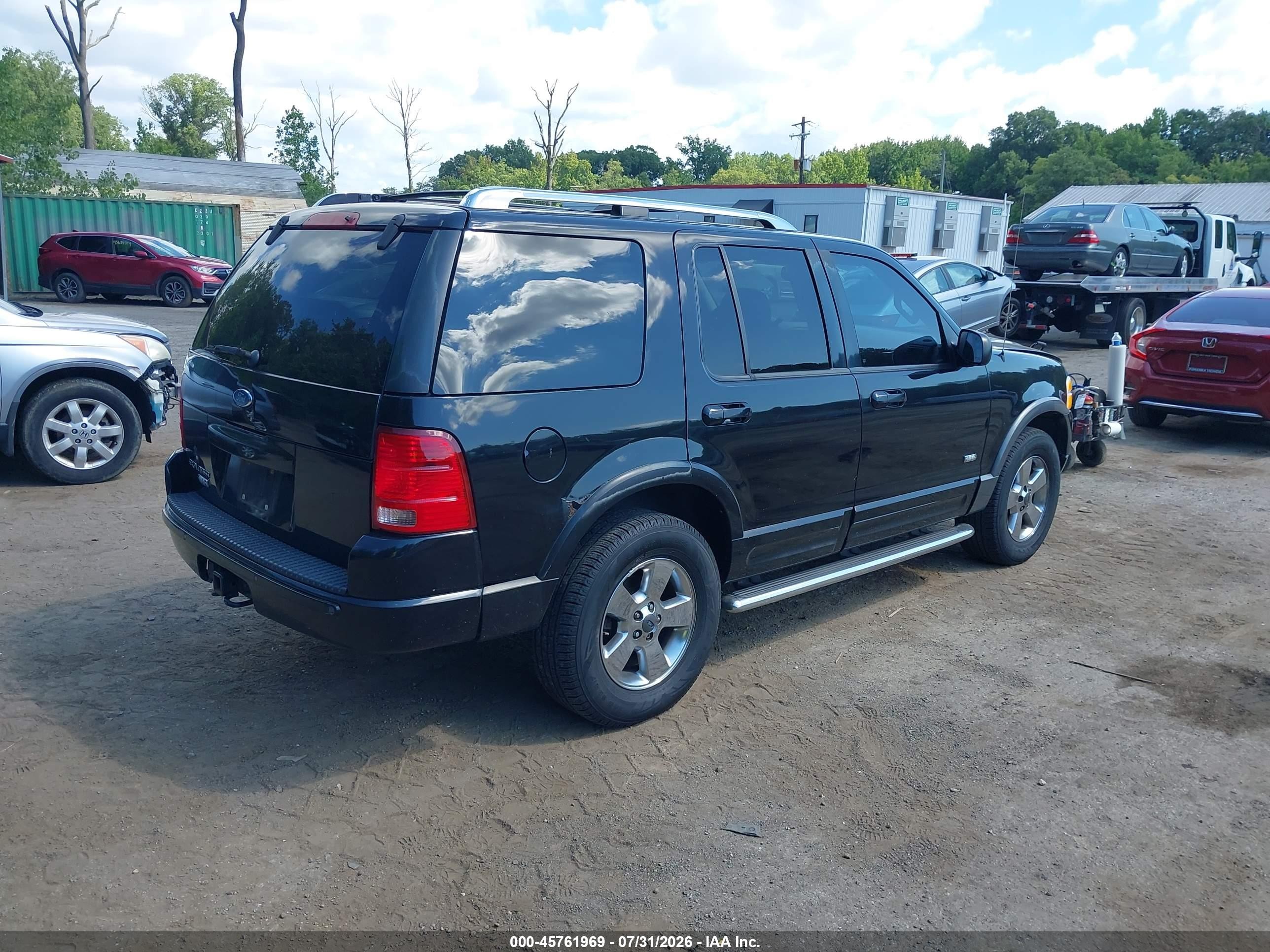 2003 Ford Explorer Limited Black vin: 1FMDU75K93UC34705