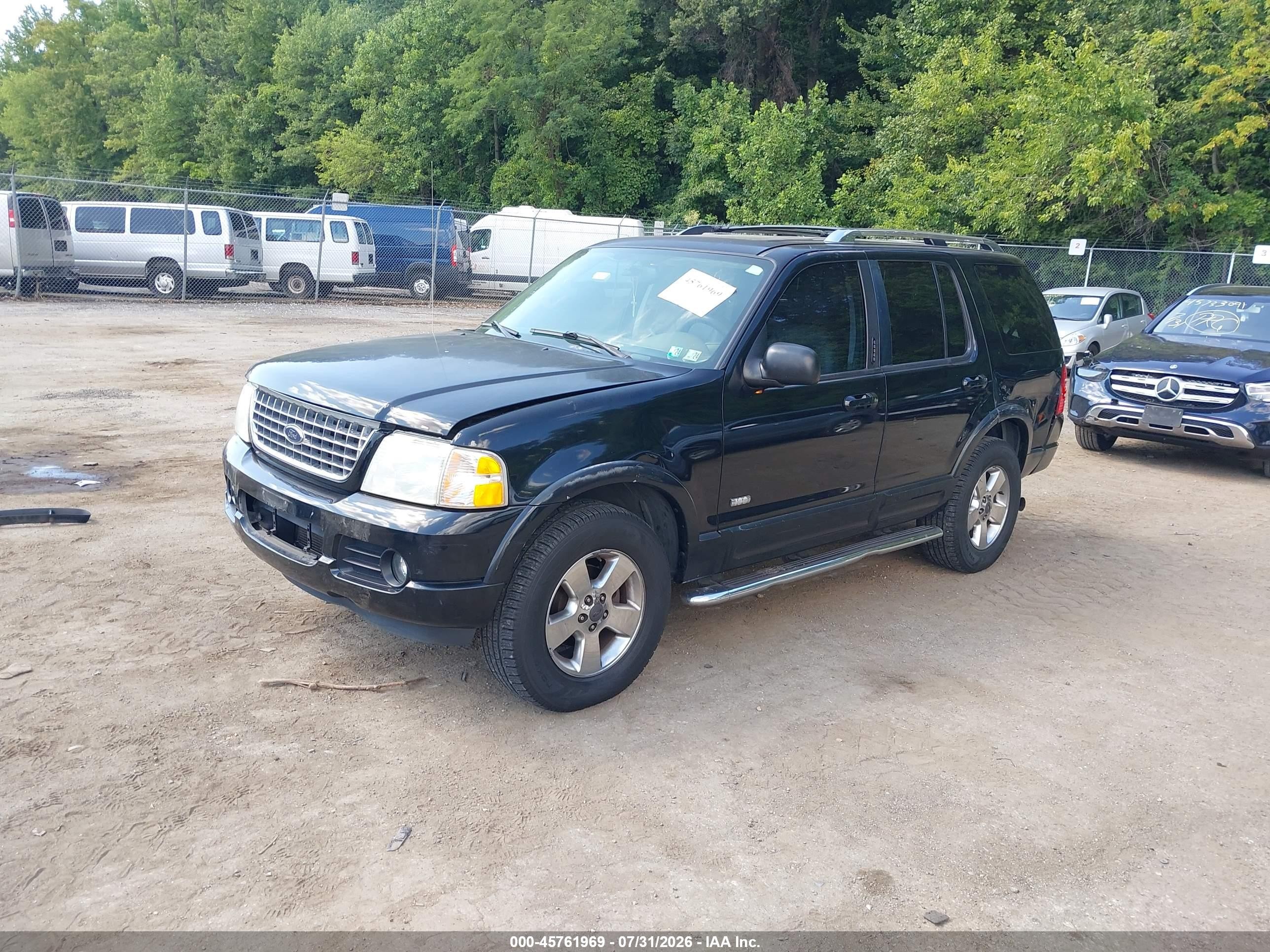 2003 Ford Explorer Limited Black vin: 1FMDU75K93UC34705