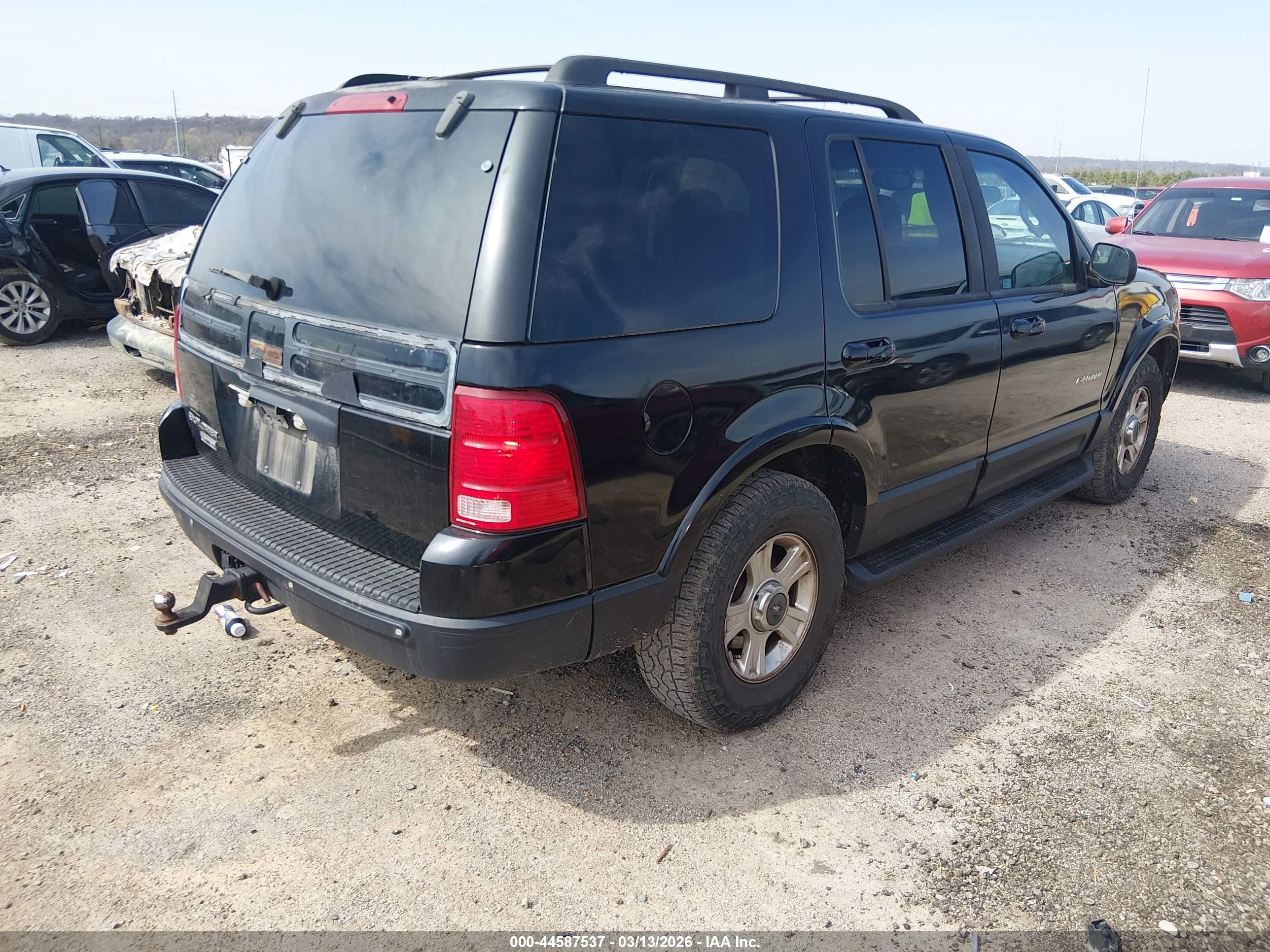 2002 Ford Explorer Limited Black vin: 1FMDU75W42ZB92769