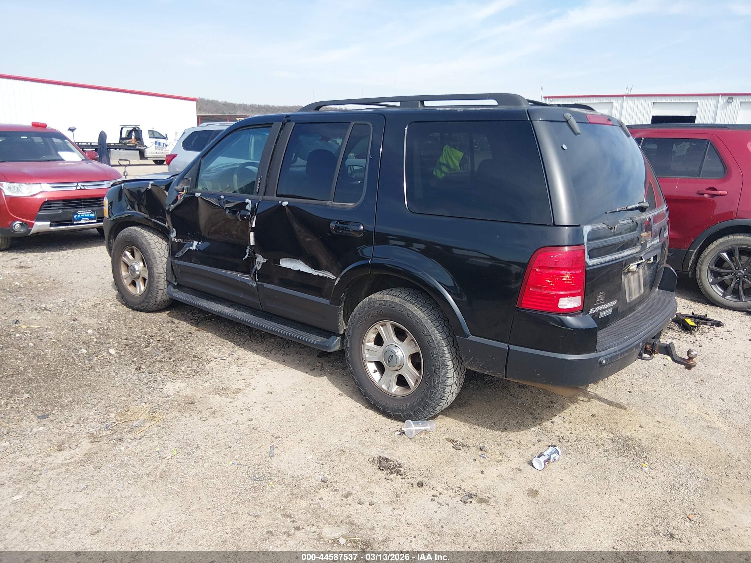 2002 Ford Explorer Limited Black vin: 1FMDU75W42ZB92769
