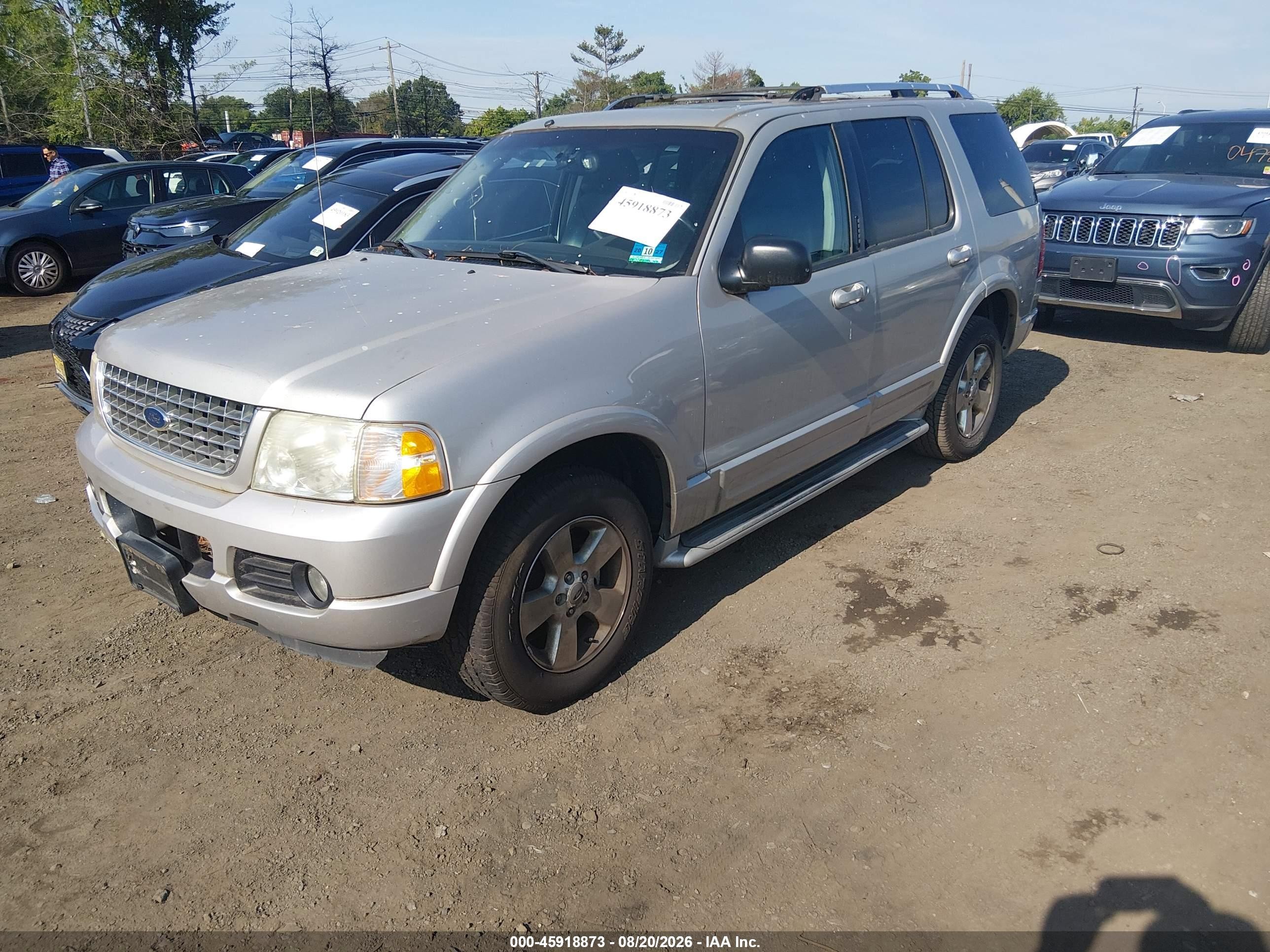 2003 Ford Explorer Limited Silver vin: 1FMDU75W93UC55623