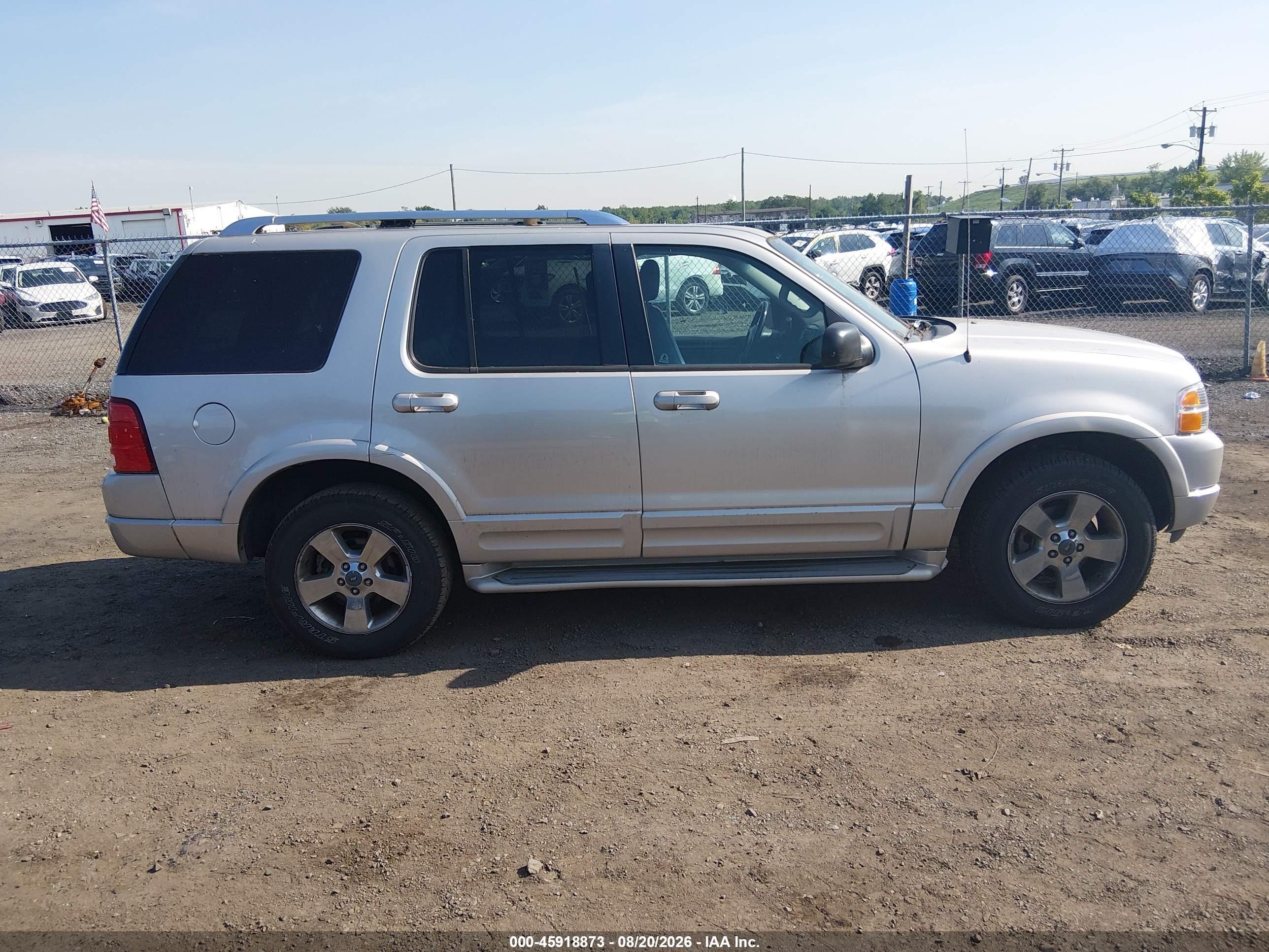 2003 Ford Explorer Limited Silver vin: 1FMDU75W93UC55623