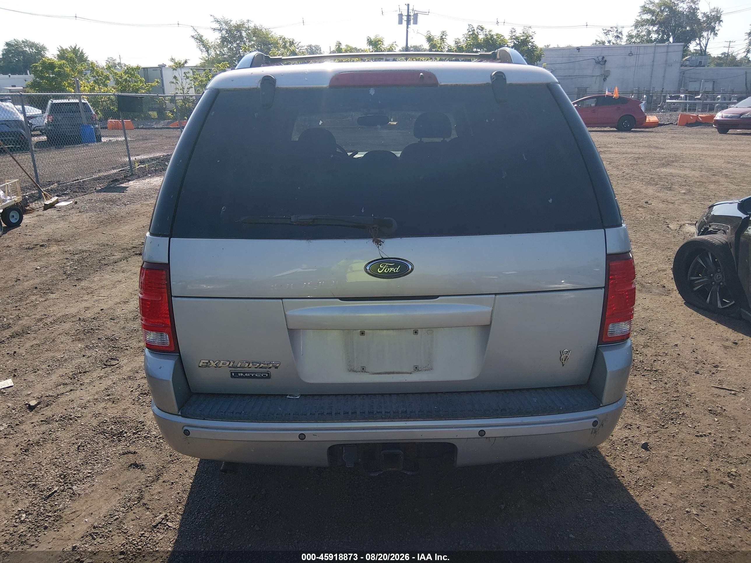 2003 Ford Explorer Limited Silver vin: 1FMDU75W93UC55623