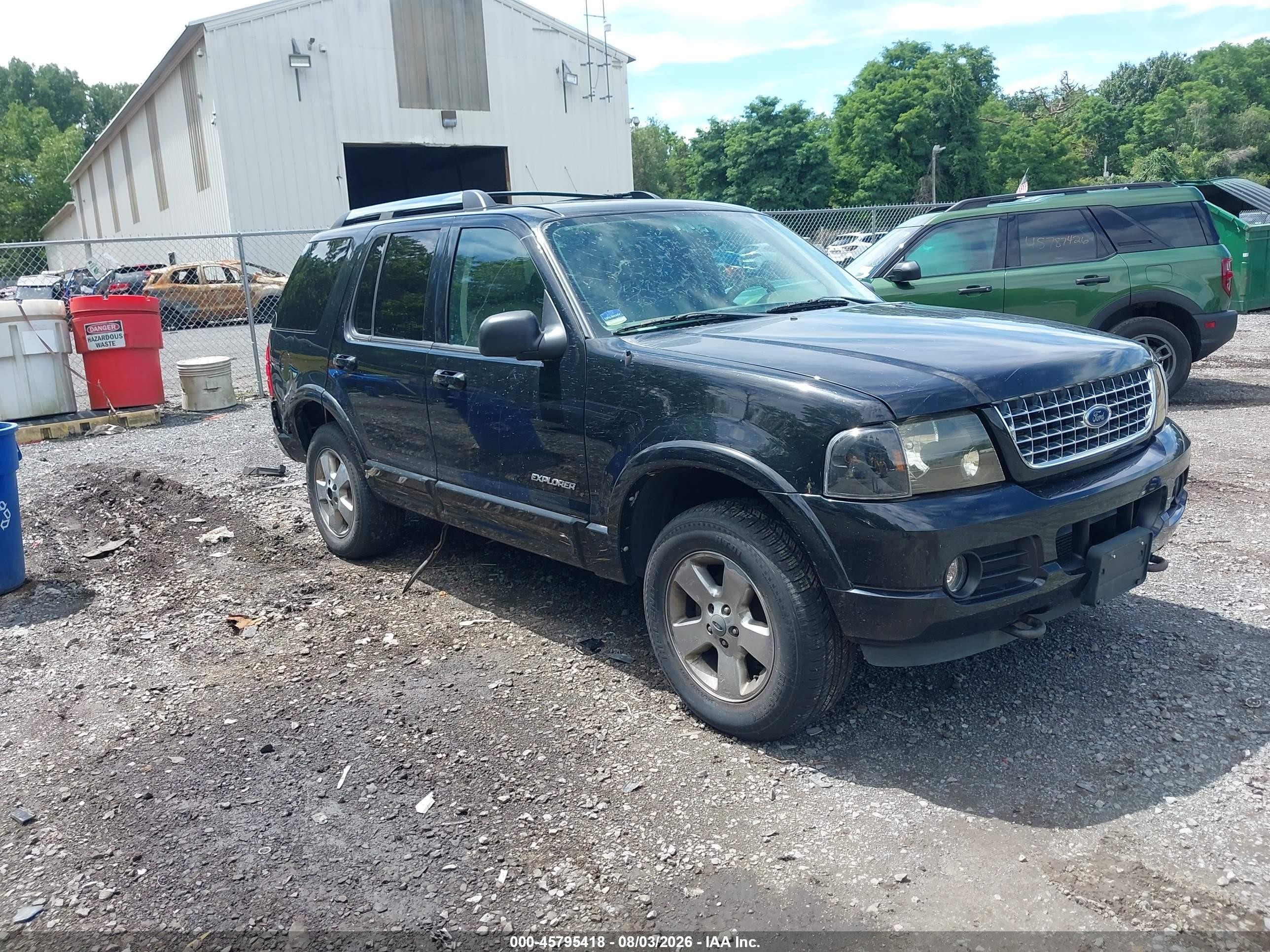 2005 Ford Explorer Limited Black vin: 1FMDU75WX5UB48888