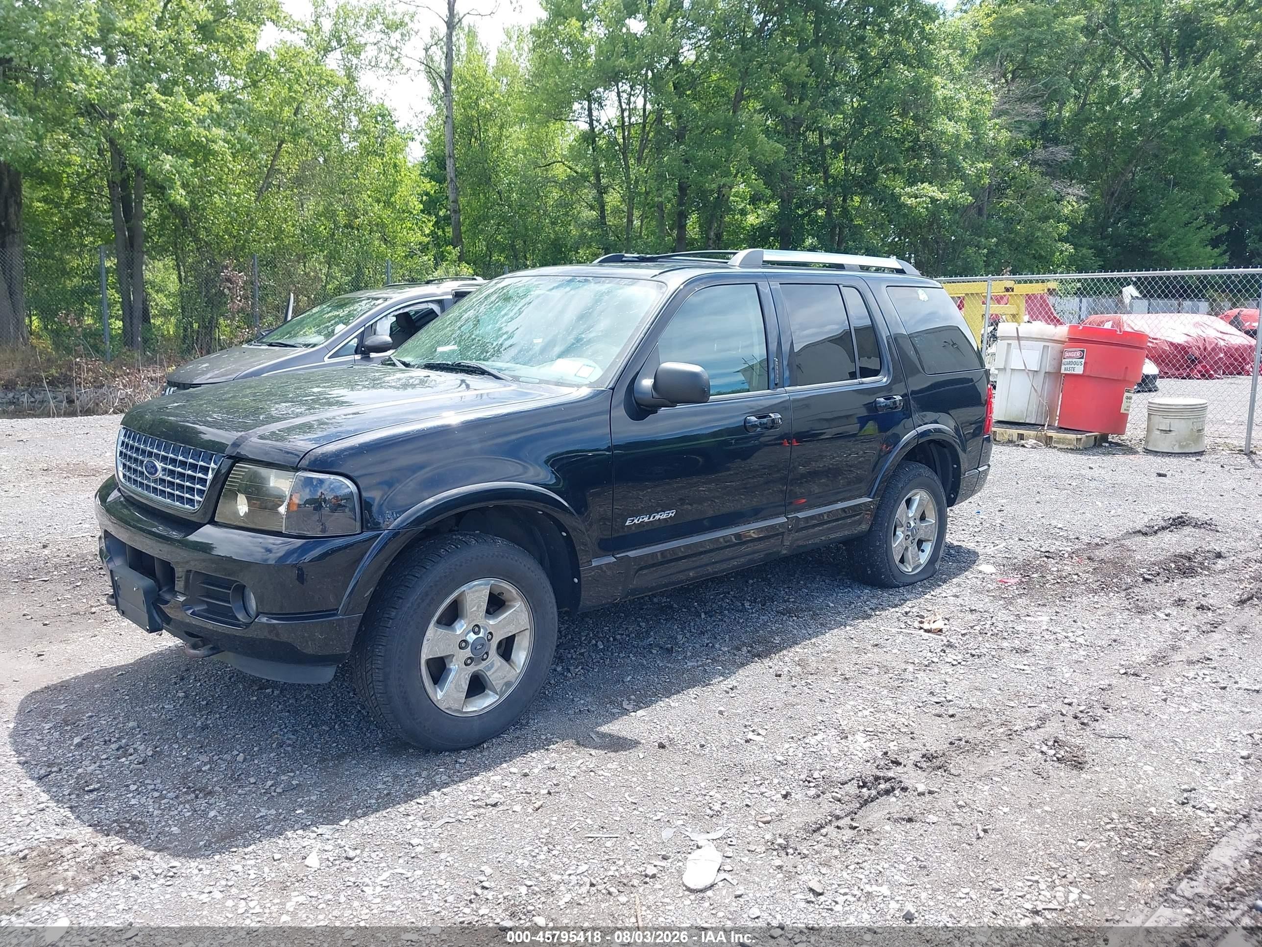 2005 Ford Explorer Limited Black vin: 1FMDU75WX5UB48888