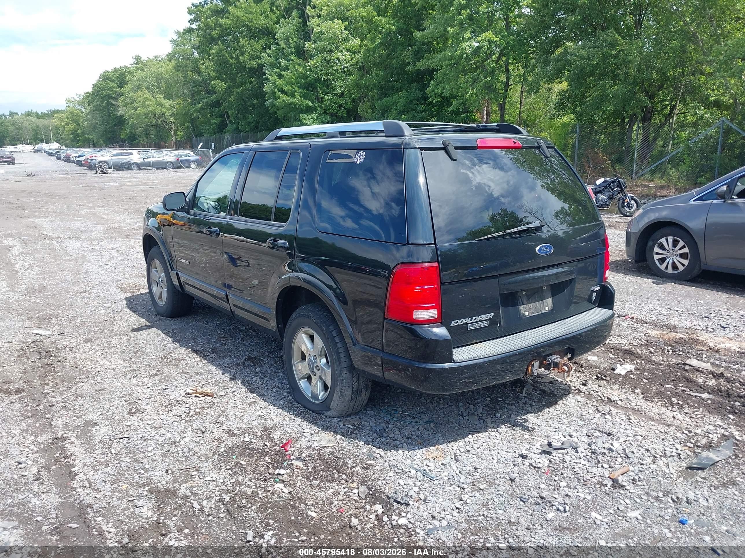 2005 Ford Explorer Limited Black vin: 1FMDU75WX5UB48888