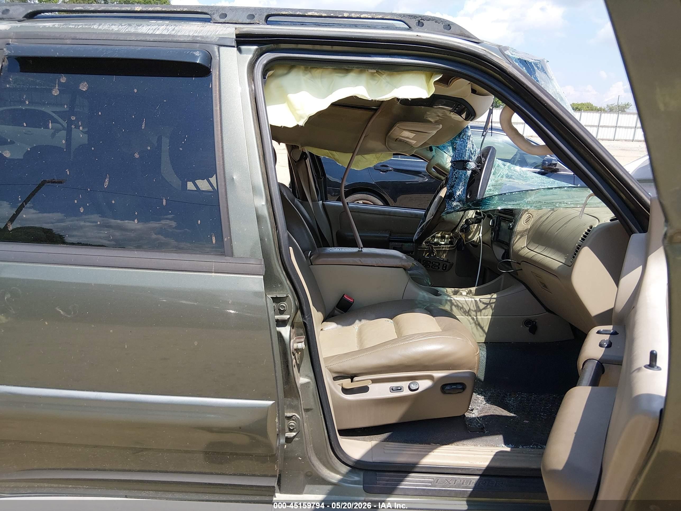 2003 Ford Explorer Sport Trac Xls/xlt Green vin: 1FMDU77E13UC49383