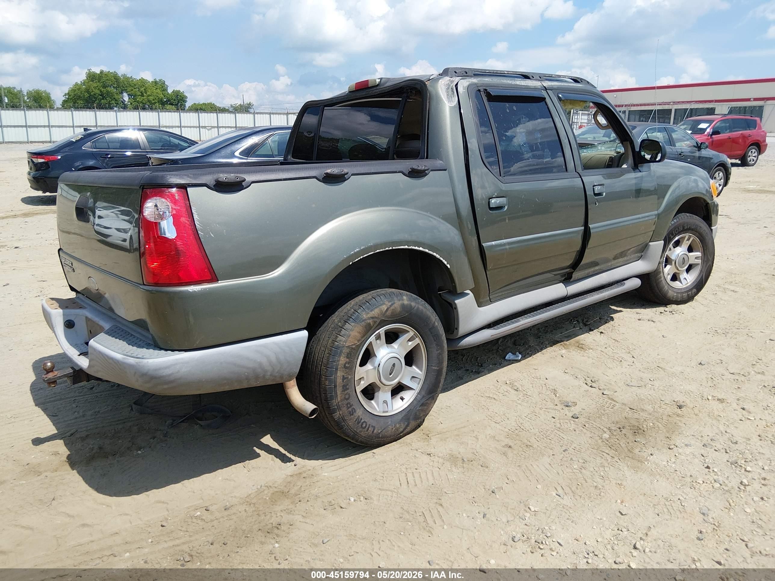 2003 Ford Explorer Sport Trac Xls/xlt Green vin: 1FMDU77E13UC49383