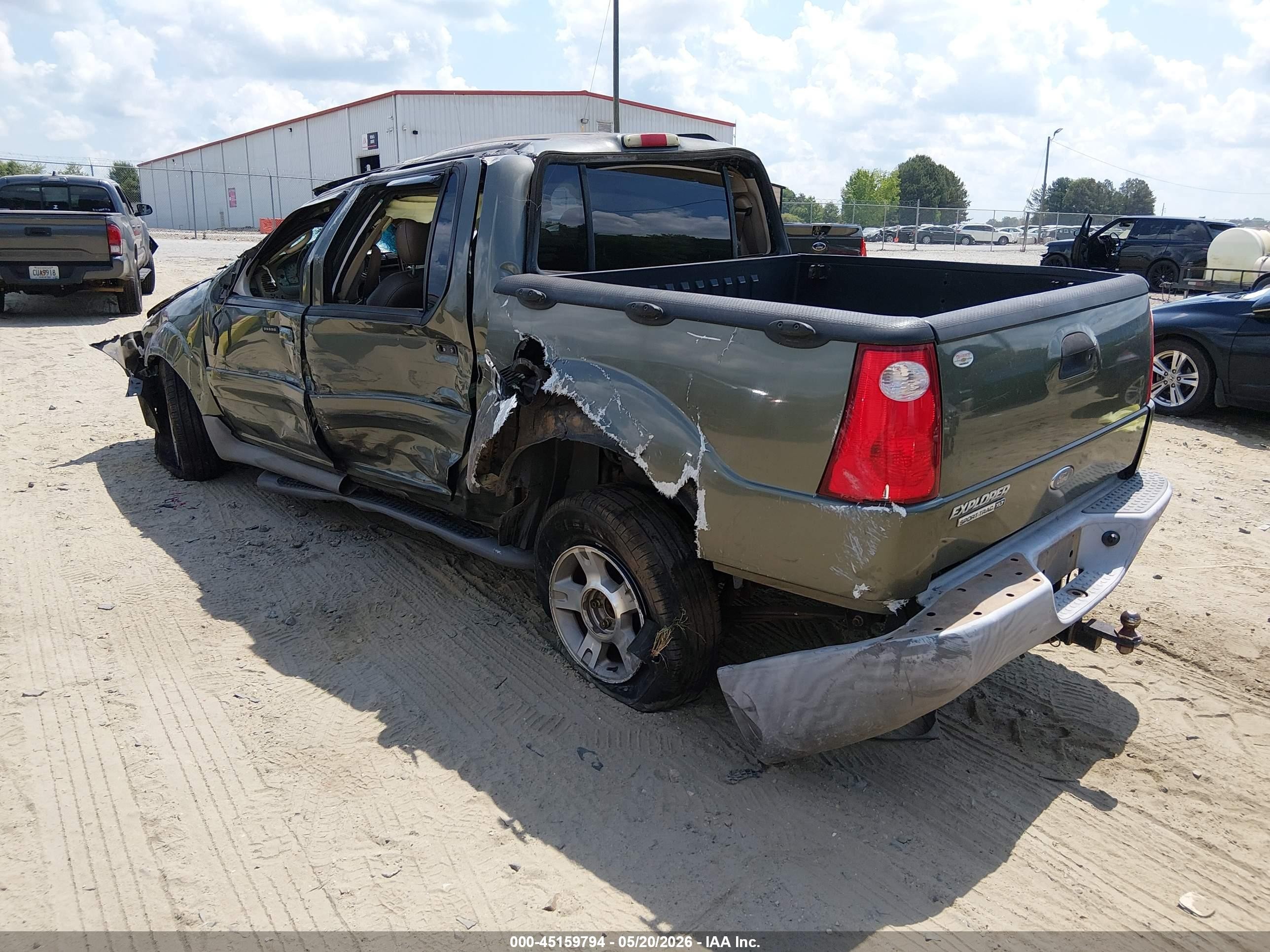 2003 Ford Explorer Sport Trac Xls/xlt Green vin: 1FMDU77E13UC49383