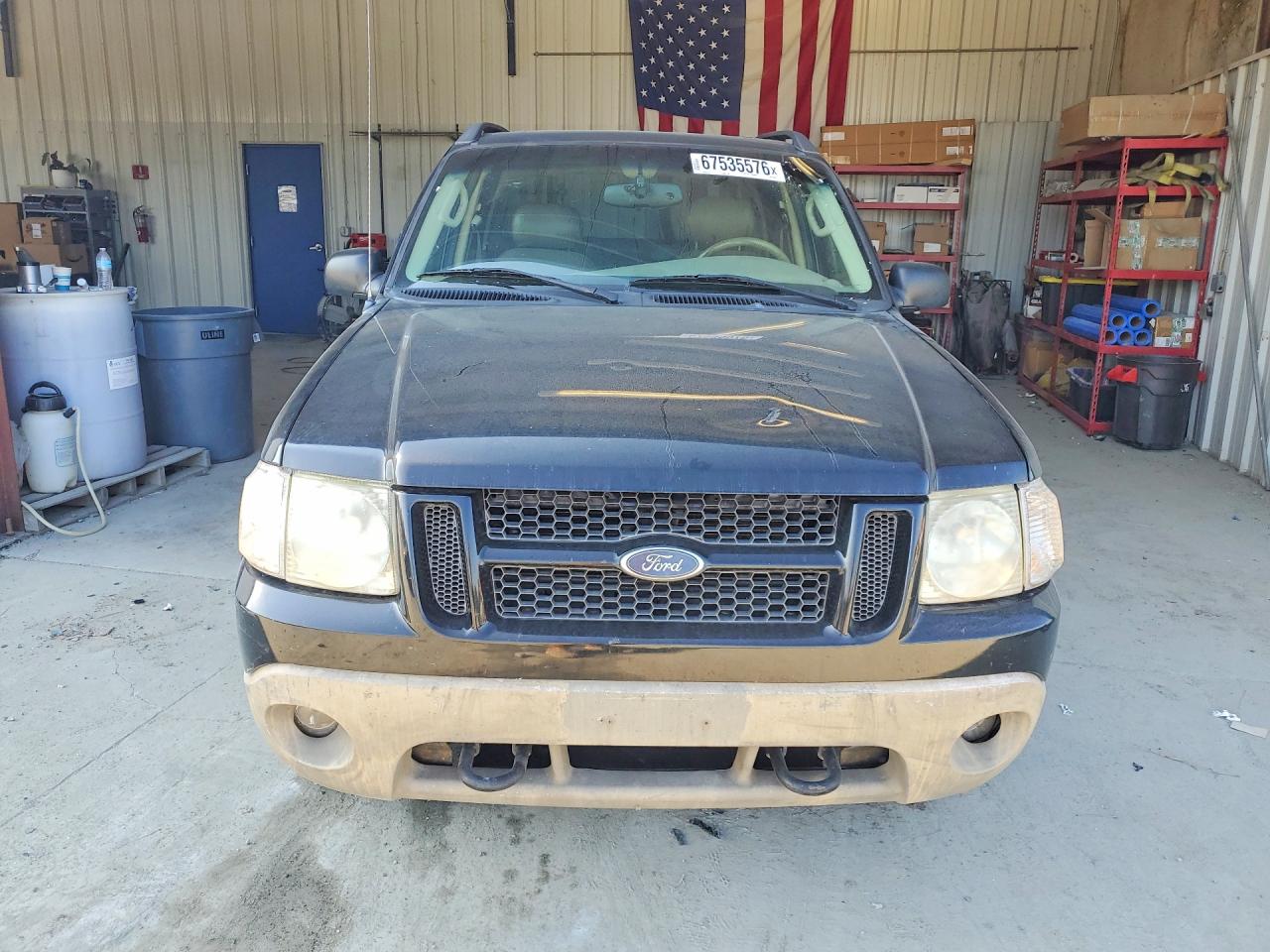 2003 Ford Explorer Sport Trac Black vin: 1FMDU77E53UB28484