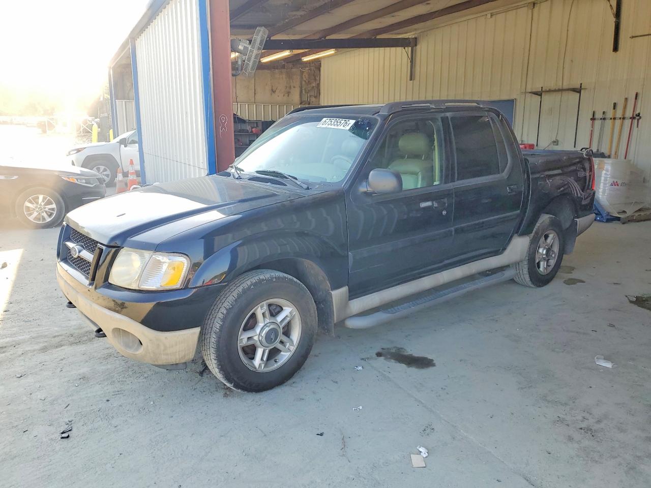 2003 Ford Explorer Sport Trac Black vin: 1FMDU77E53UB28484
