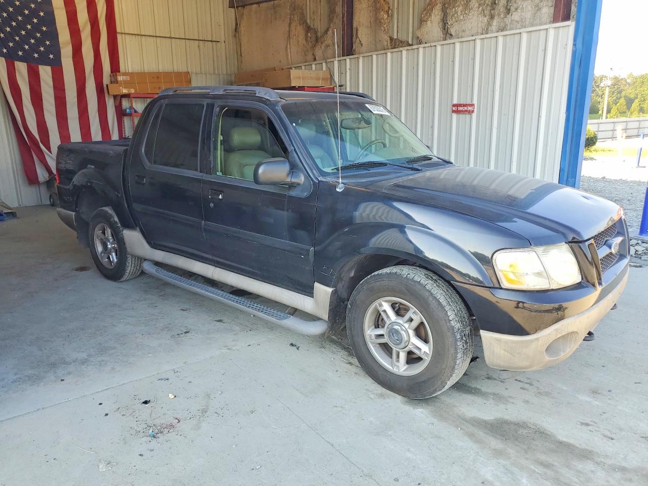 2003 Ford Explorer Sport Trac Black vin: 1FMDU77E53UB28484