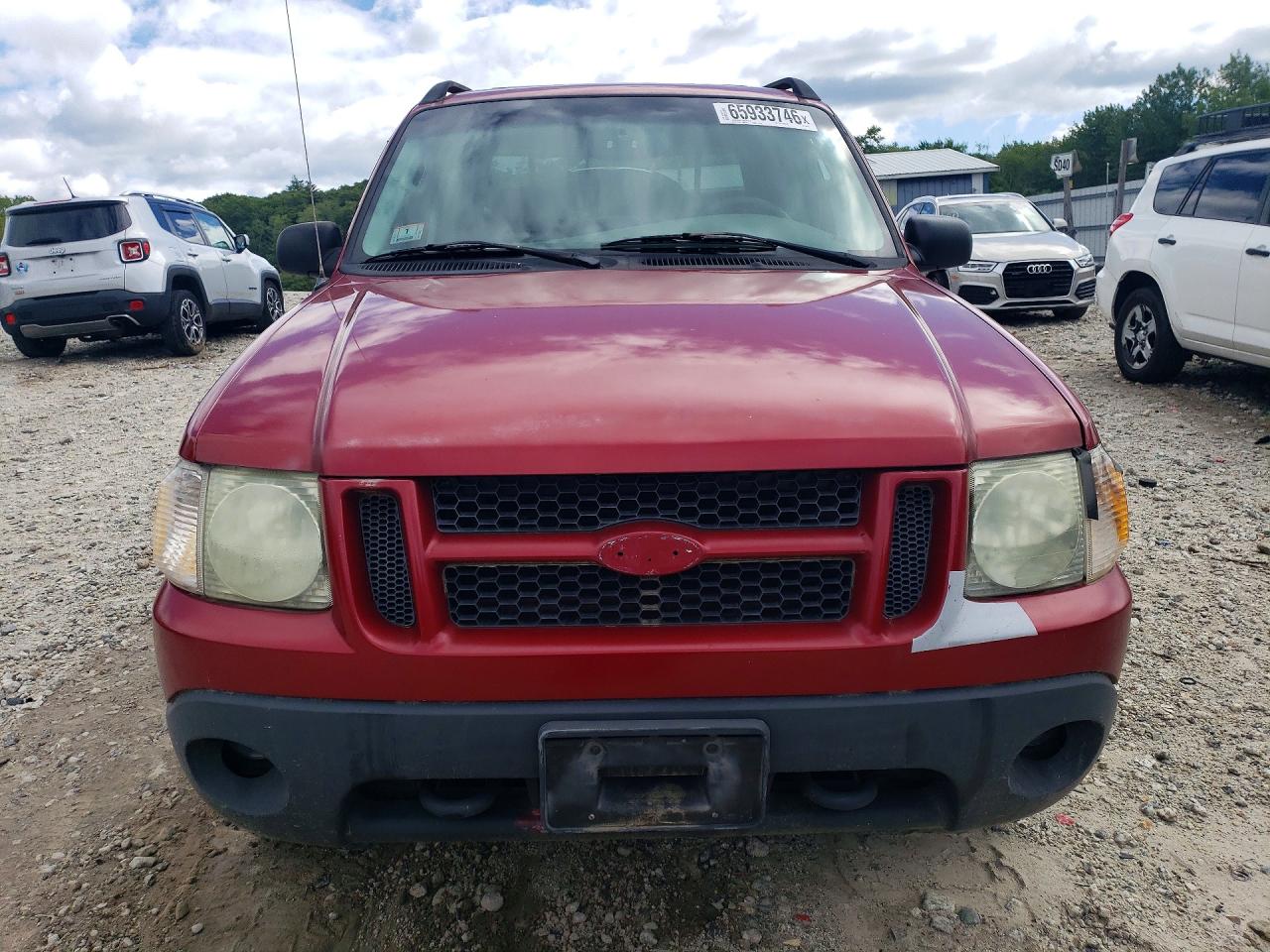 2004 Ford Explorer Sport Trac Red vin: 1FMDU77K24UA28513