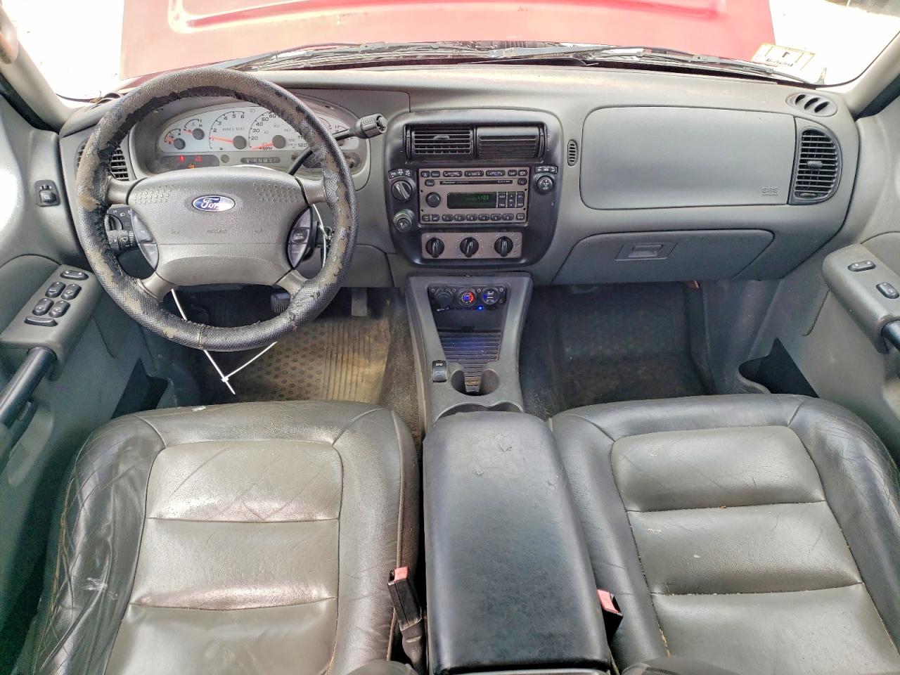 2004 Ford Explorer Sport Trac Red vin: 1FMDU77K24UA28513