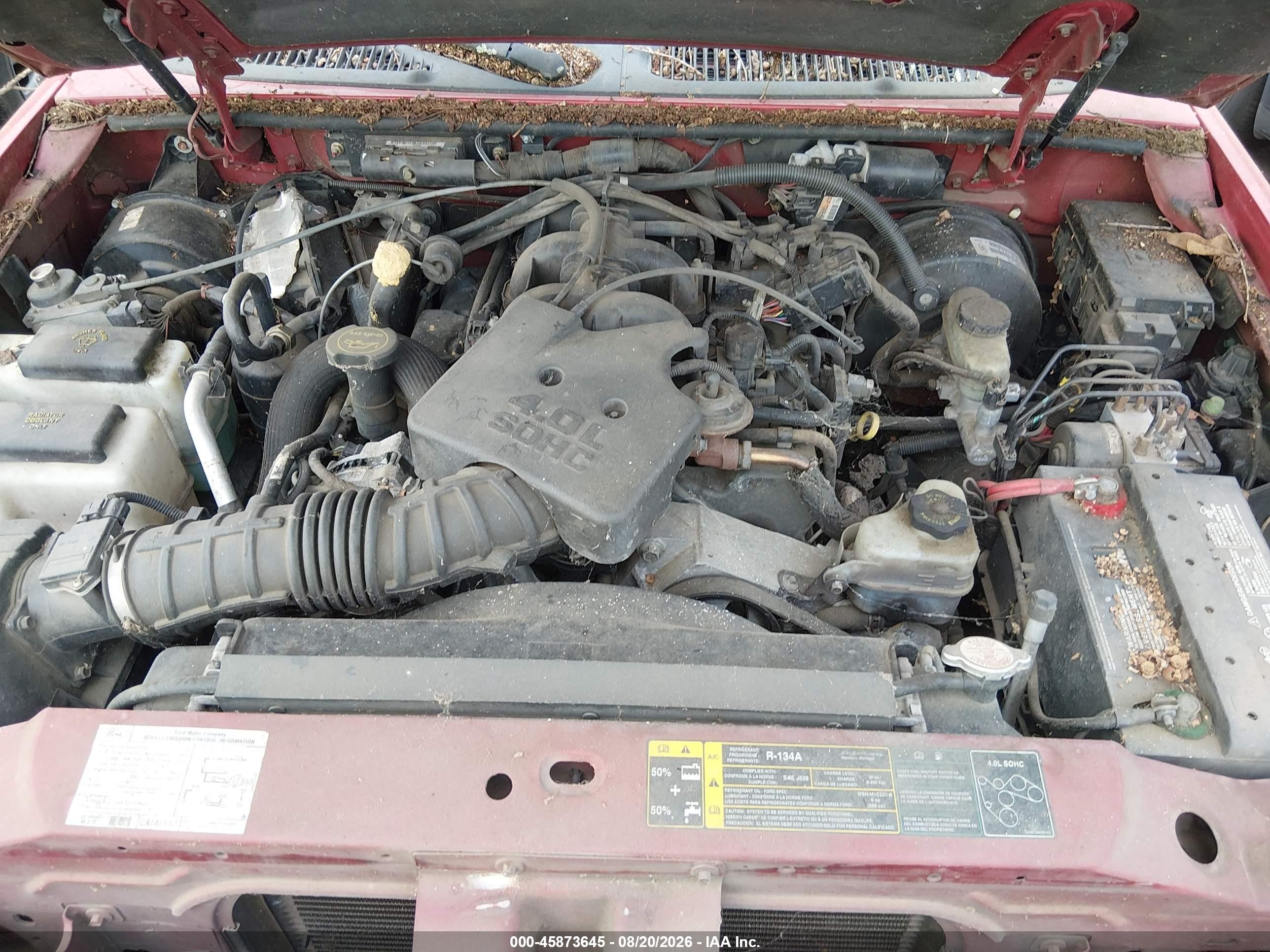 2005 Ford Explorer Sport Trac Adrenalin/xls/xlt Красный vin: 1FMDU77K25UB63640