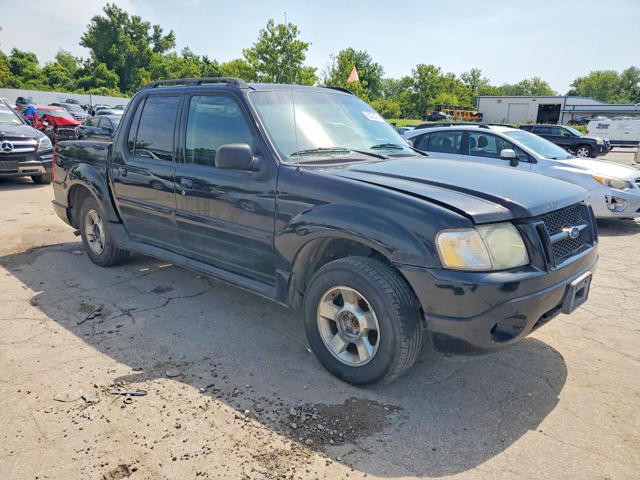 2005 Ford Explorer Sport Trac Black vin: 1FMDU77K85UB63819