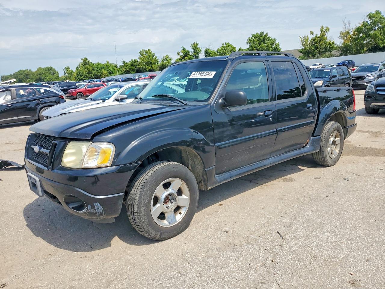 2005 Ford Explorer Sport Trac Black vin: 1FMDU77K85UB63819