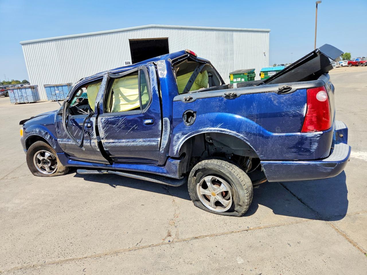 2004 Ford Explorer Sport Trac Blue vin: 1FMDU77KX4UA61632