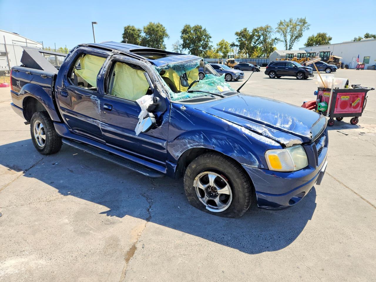 2004 Ford Explorer Sport Trac Blue vin: 1FMDU77KX4UA61632