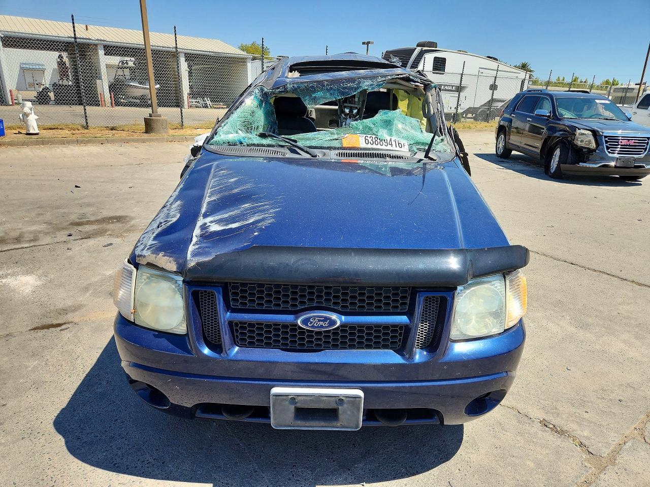 2004 Ford Explorer Sport Trac Blue vin: 1FMDU77KX4UA61632