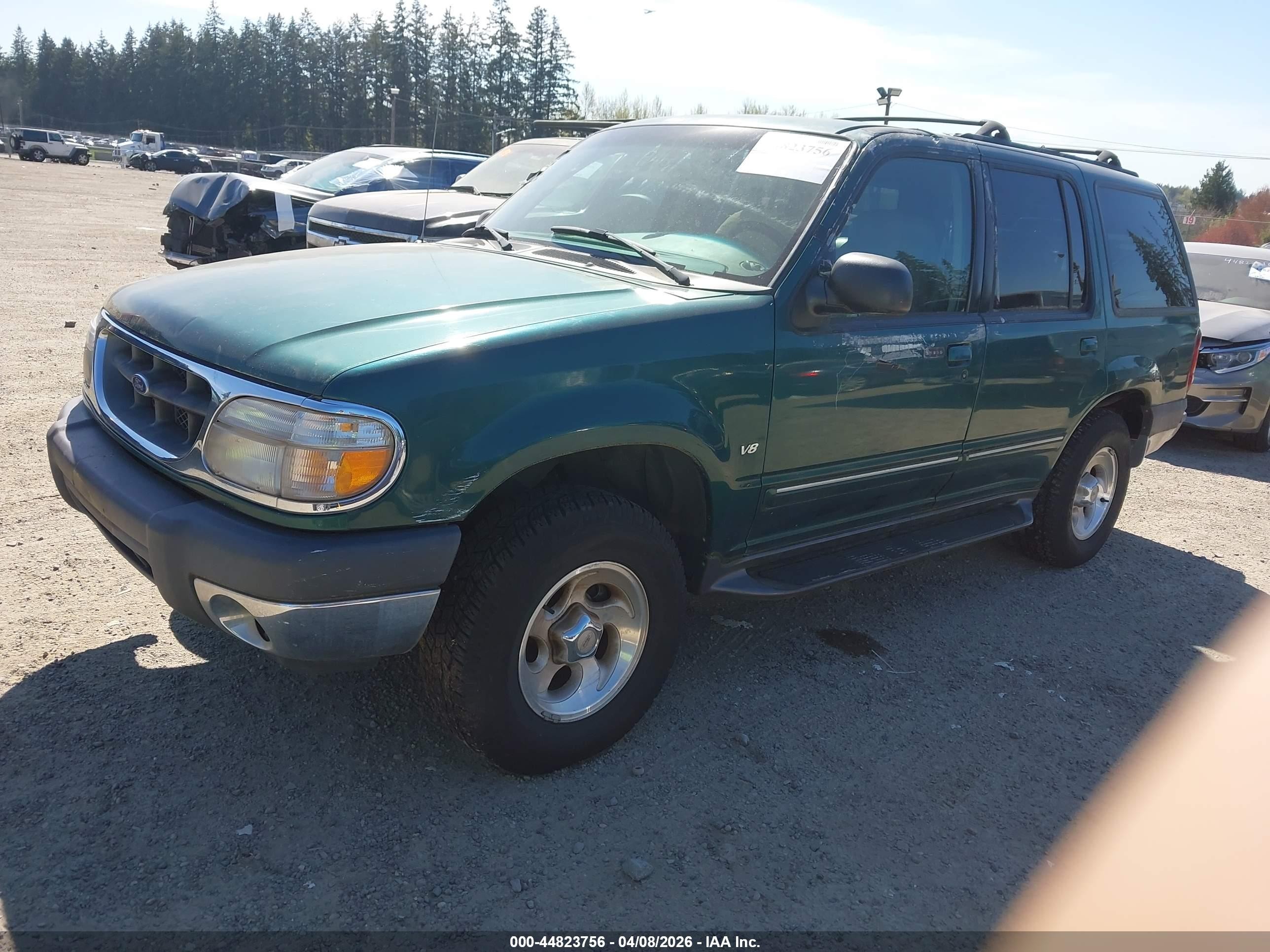 2000 Ford Explorer Xlt Green vin: 1FMDU83P8YZC32720