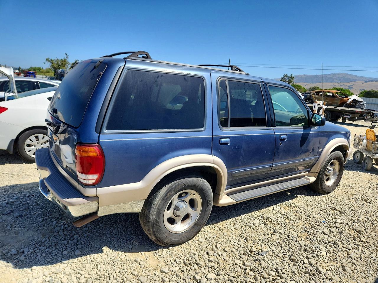 2000 Ford Explorer Eddie Bauer Blue vin: 1FMDU84P8YZB19428