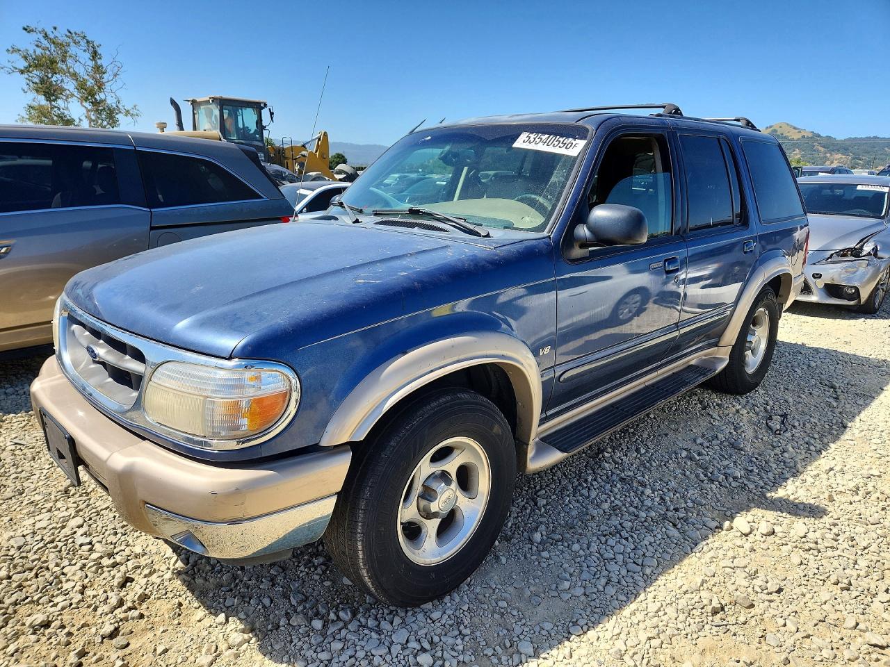 2000 Ford Explorer Eddie Bauer Blue vin: 1FMDU84P8YZB19428