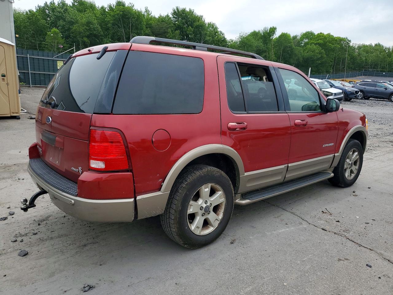 2004 Ford Explorer Eddie Bauer Темно-бордовый vin: 1FMDU84W04ZA40174