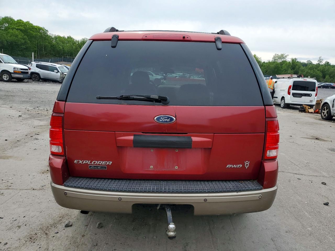2004 Ford Explorer Eddie Bauer Темно-бордовый vin: 1FMDU84W04ZA40174
