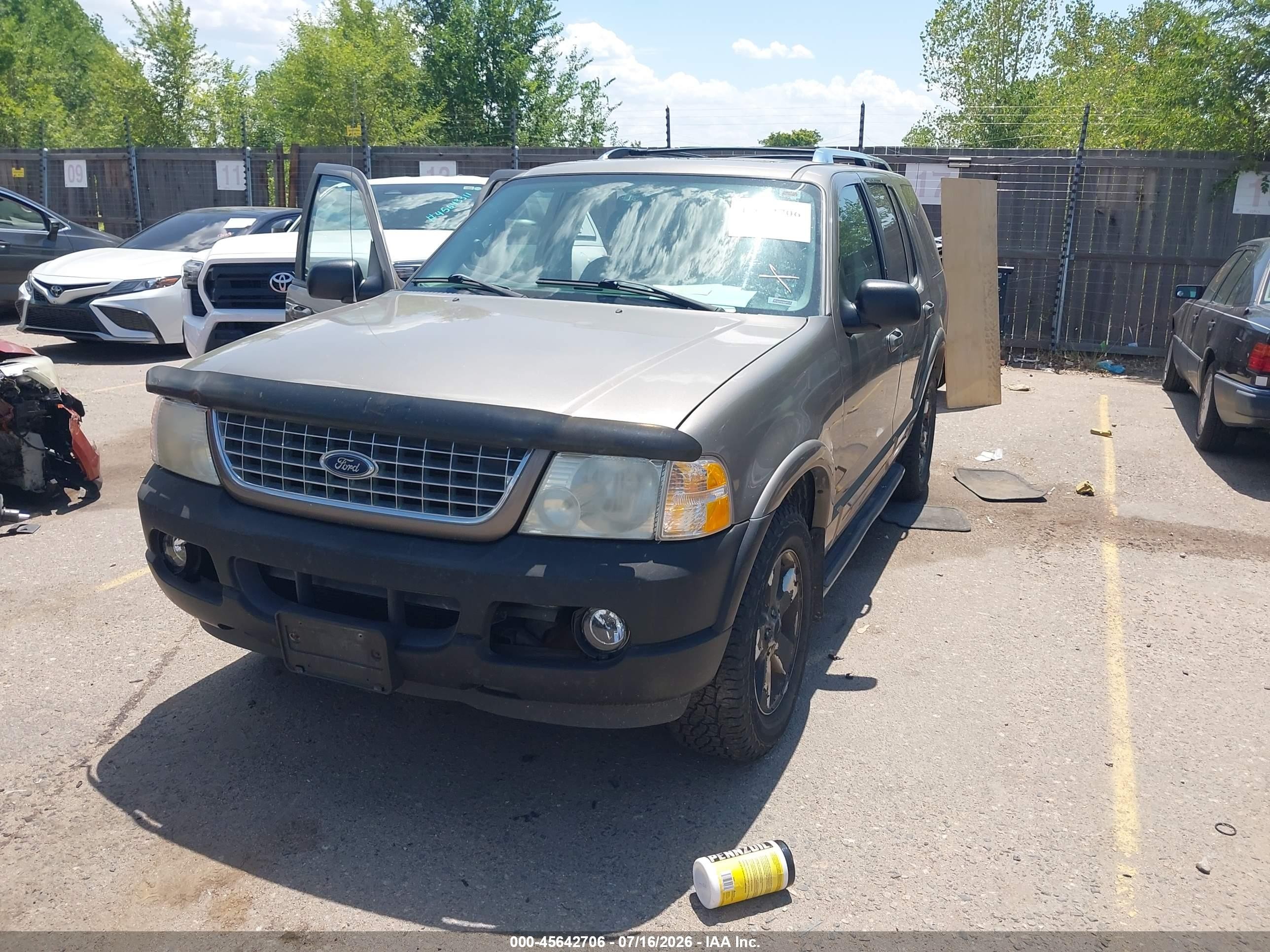 2003 Ford Explorer Limited Brown vin: 1FMDU85W83ZA18257