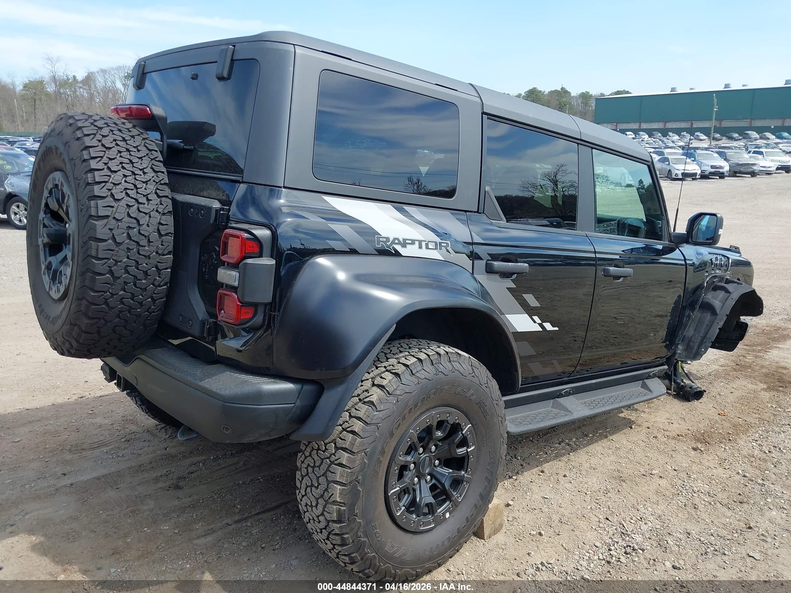 2024 Ford Bronco Raptor Black vin: 1FMEE0RR3RLA62895