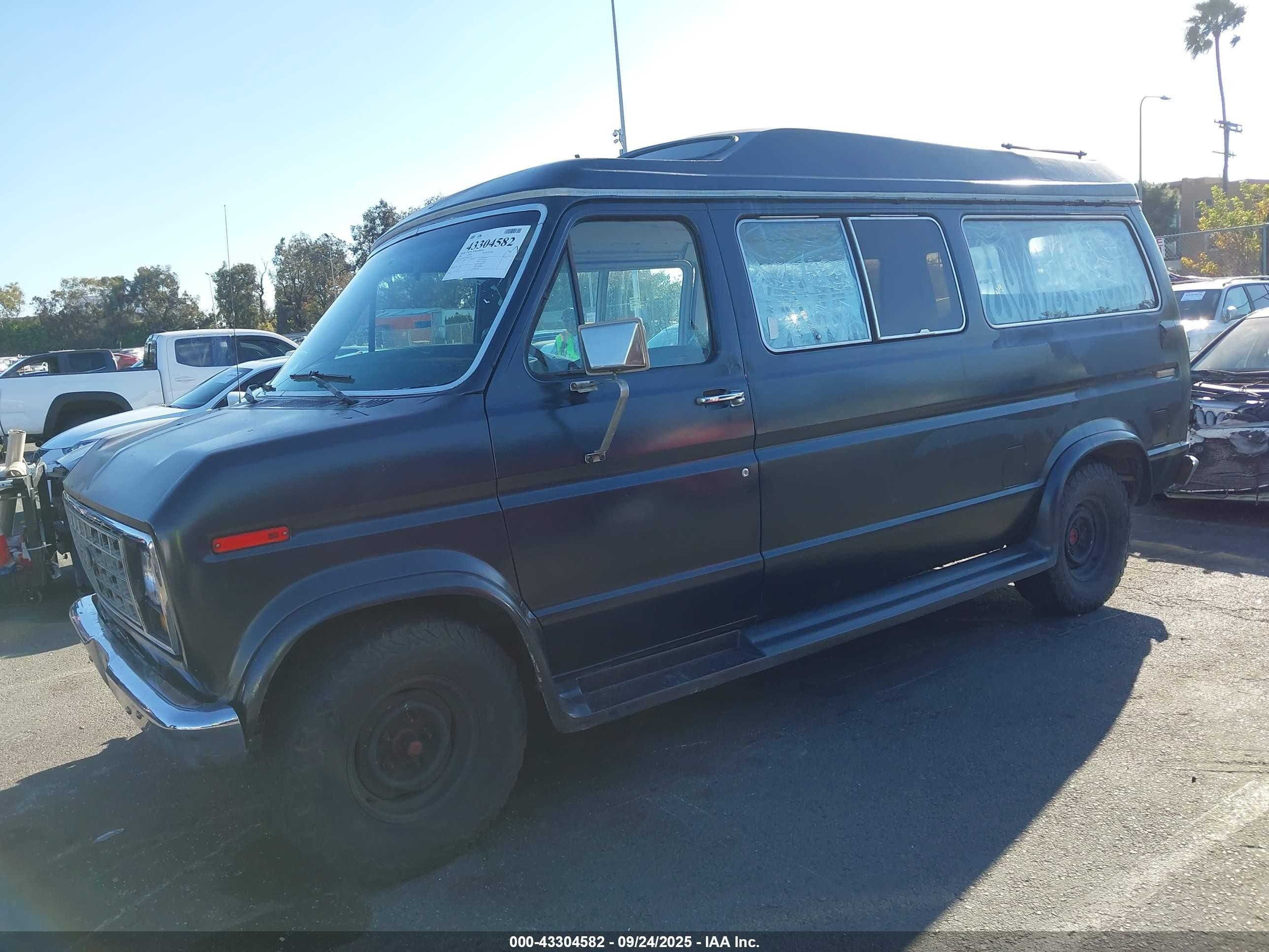 1984 Ford Econoline E150 Black vin: 1FMEE11F5EHA42281