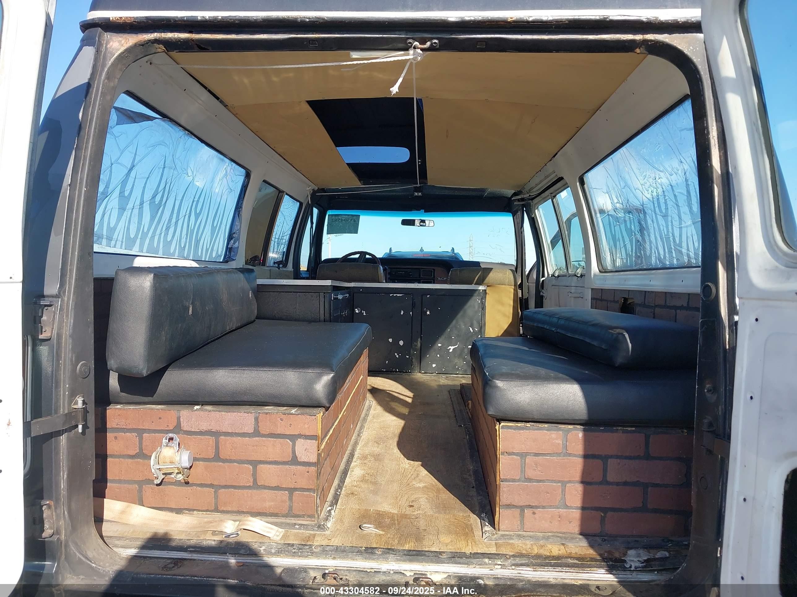 1984 Ford Econoline E150 Black vin: 1FMEE11F5EHA42281