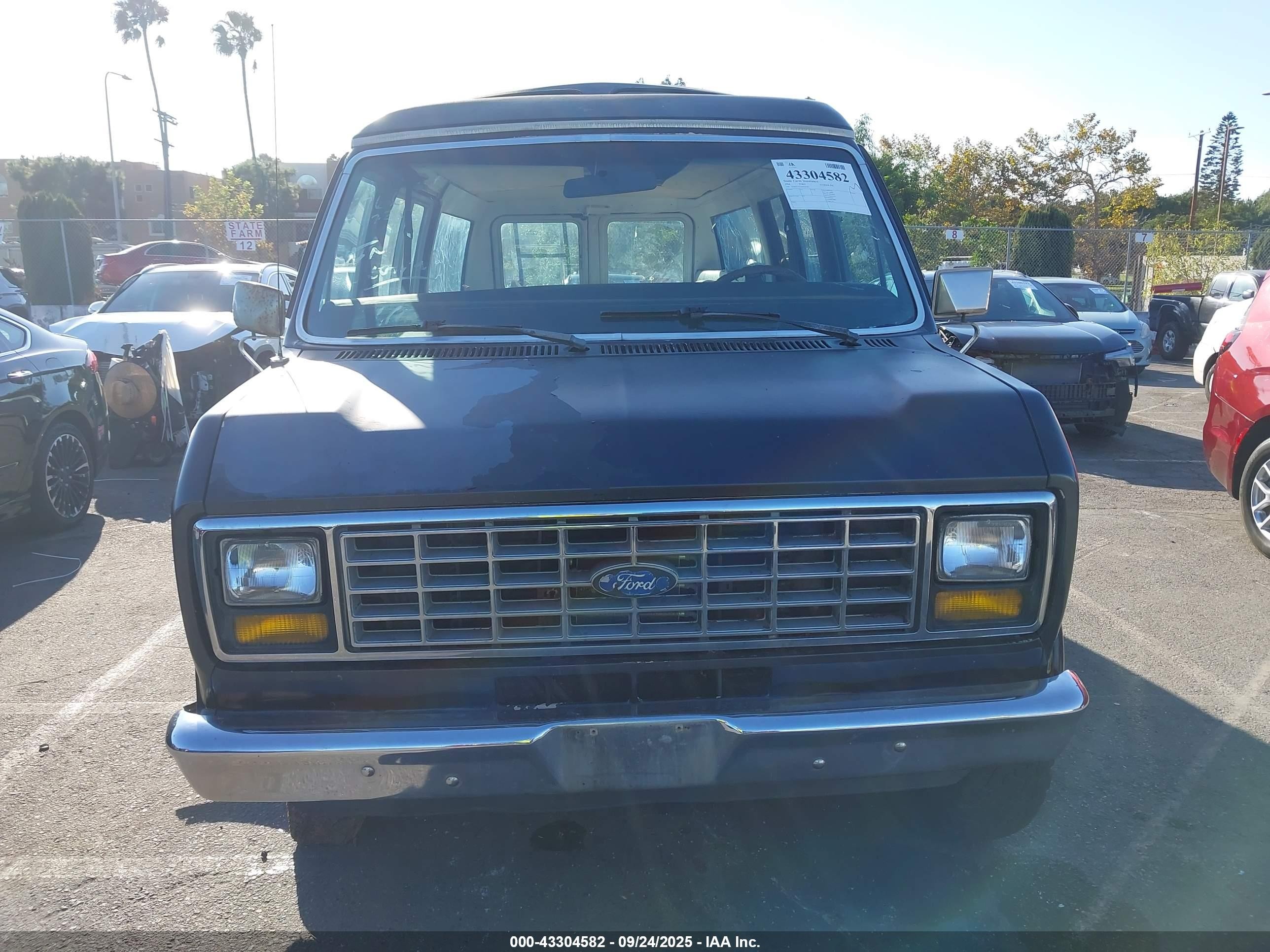 1984 Ford Econoline E150 Black vin: 1FMEE11F5EHA42281