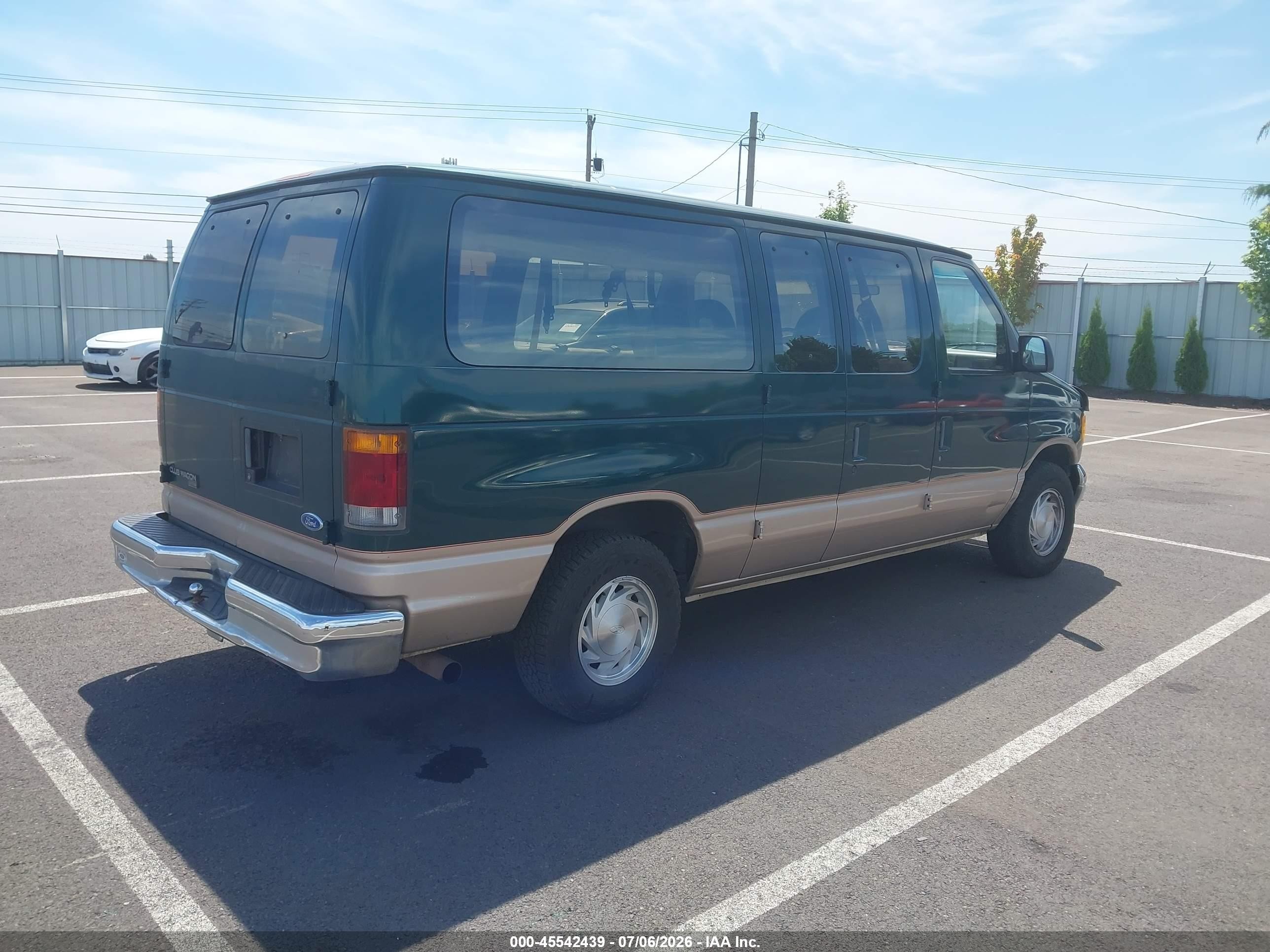 1994 Ford Econoline E150 Бирюзовый vin: 1FMEE11H0RHB10137