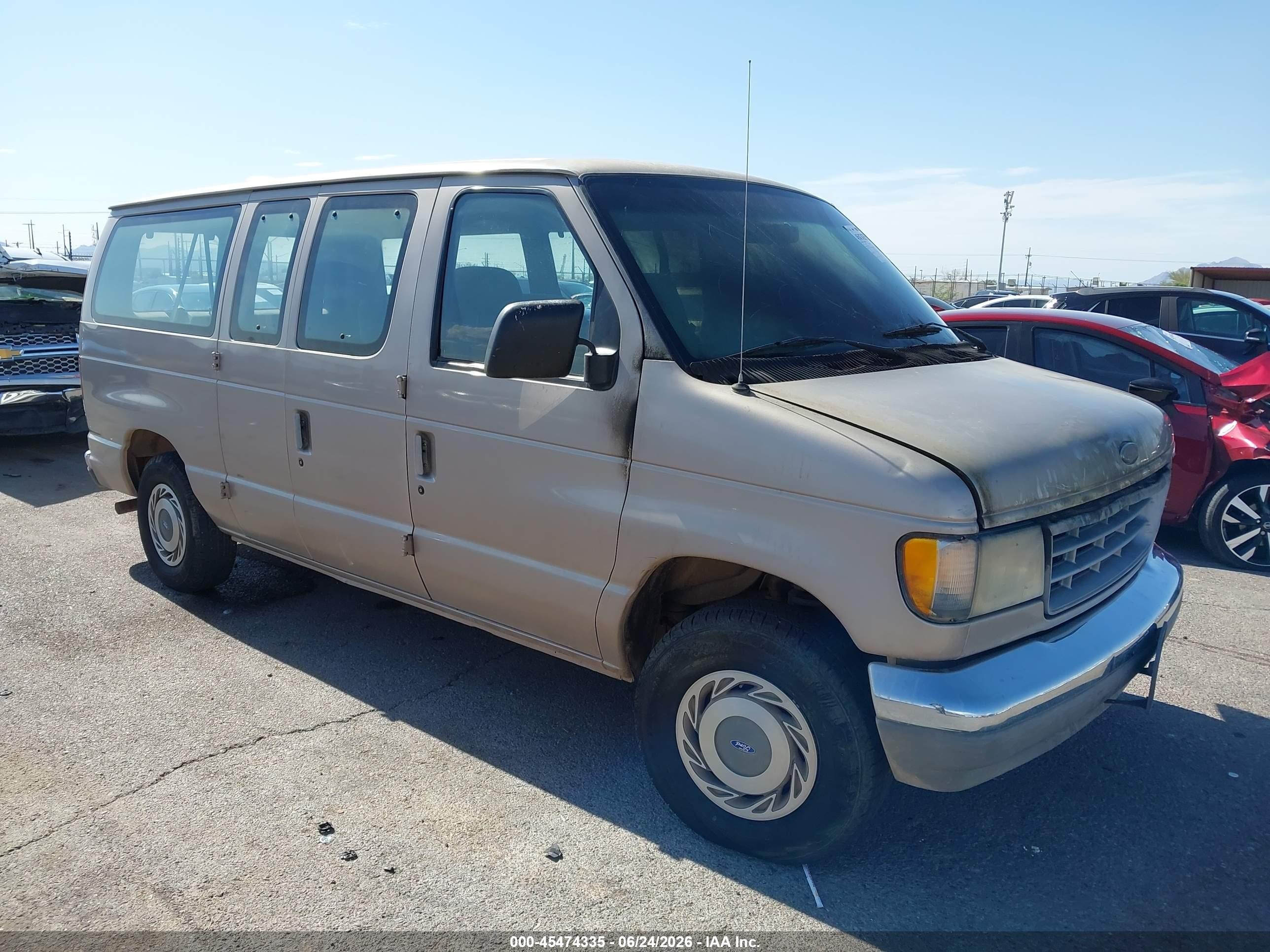 1995 Ford Econoline E150 Tan vin: 1FMEE11N3SHB48019