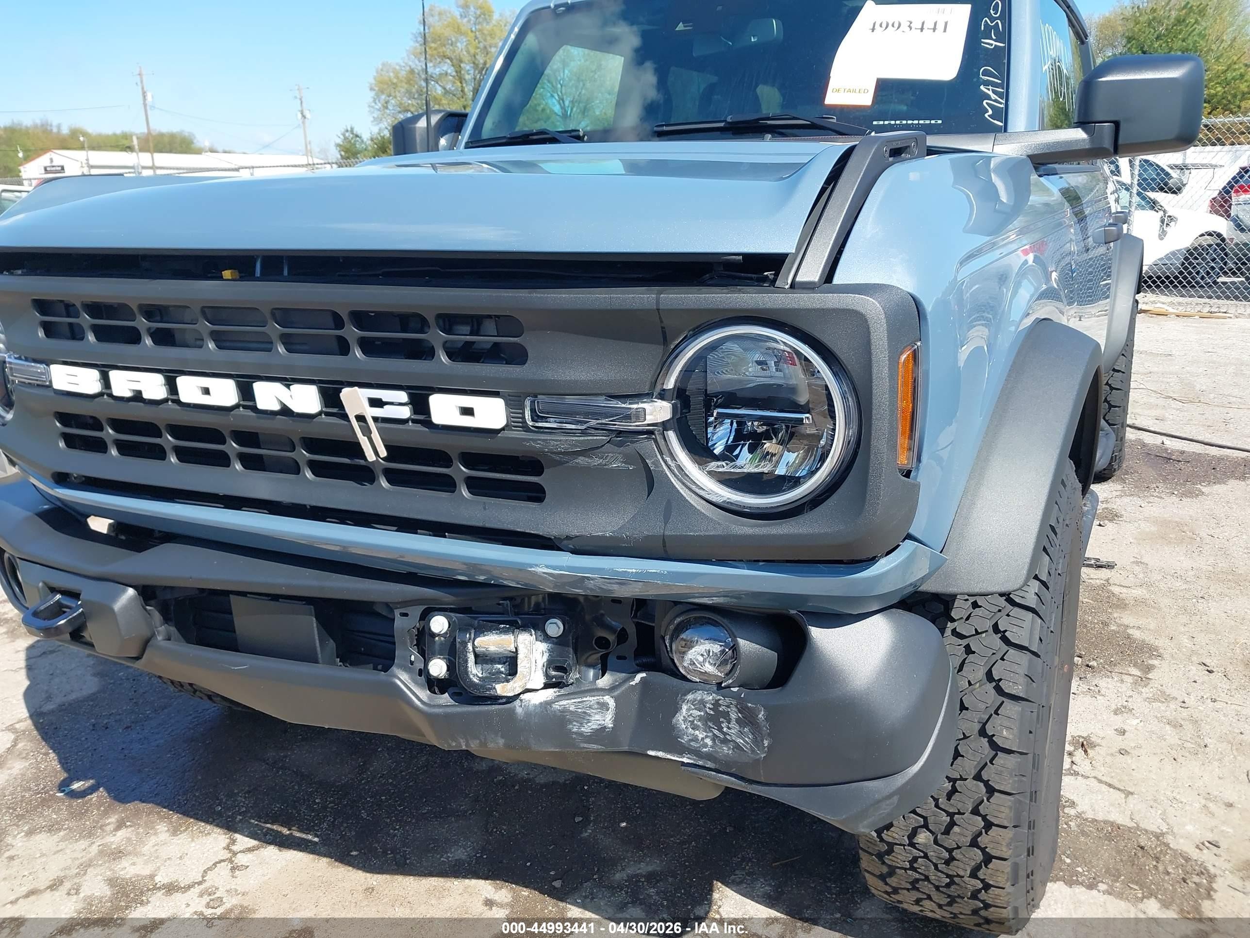 2024 Ford Bronco Black Diamond Pewter vin: 1FMEE1BP4RLA08617