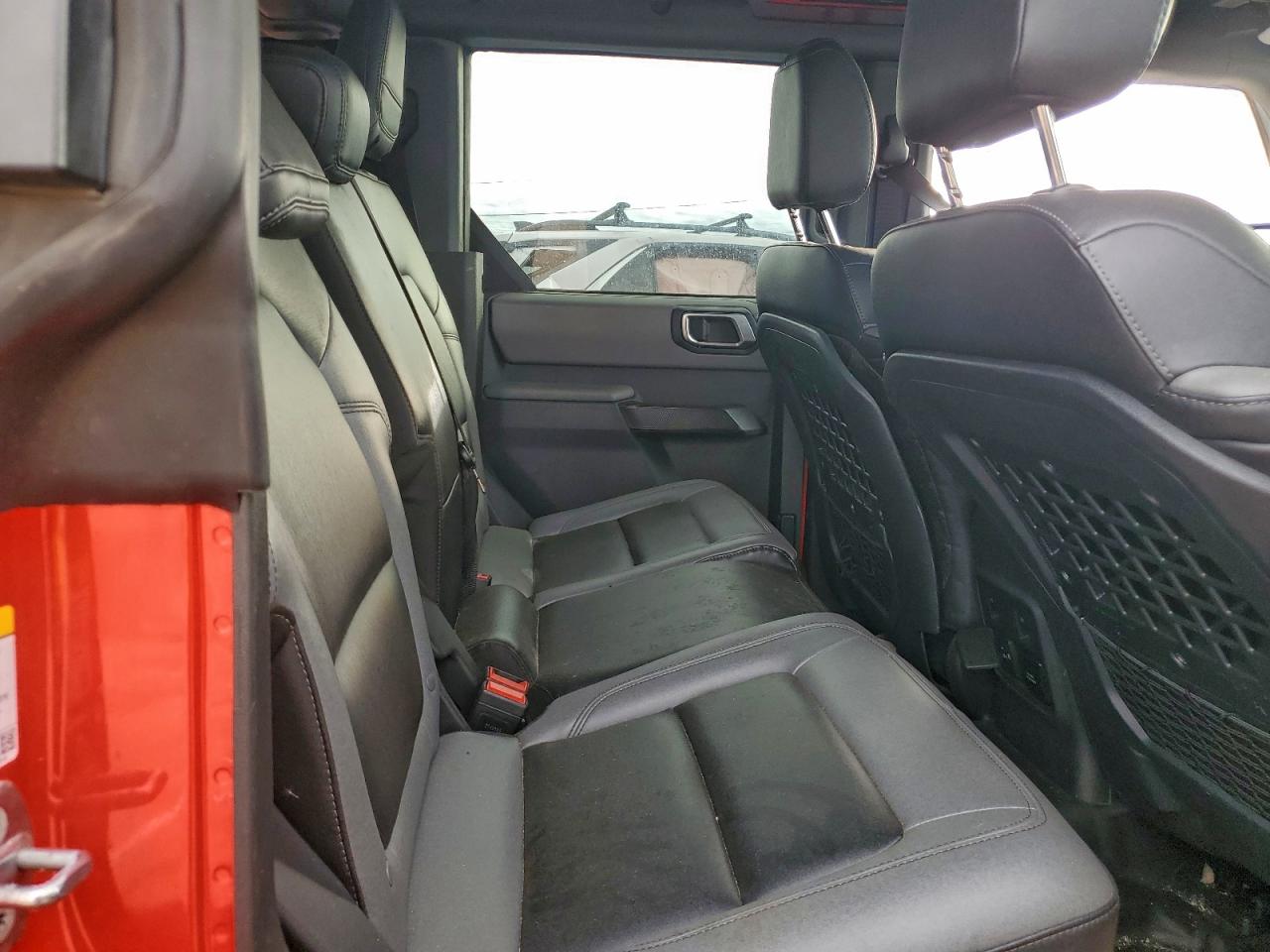2023 Ford Bronco Base Red vin: 1FMEE5BP4PLC02147