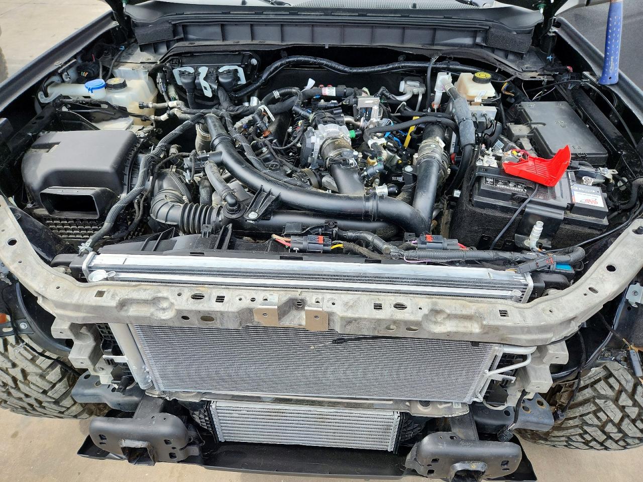 2023 Ford Bronco Base Black vin: 1FMEE5BPXPLB79358