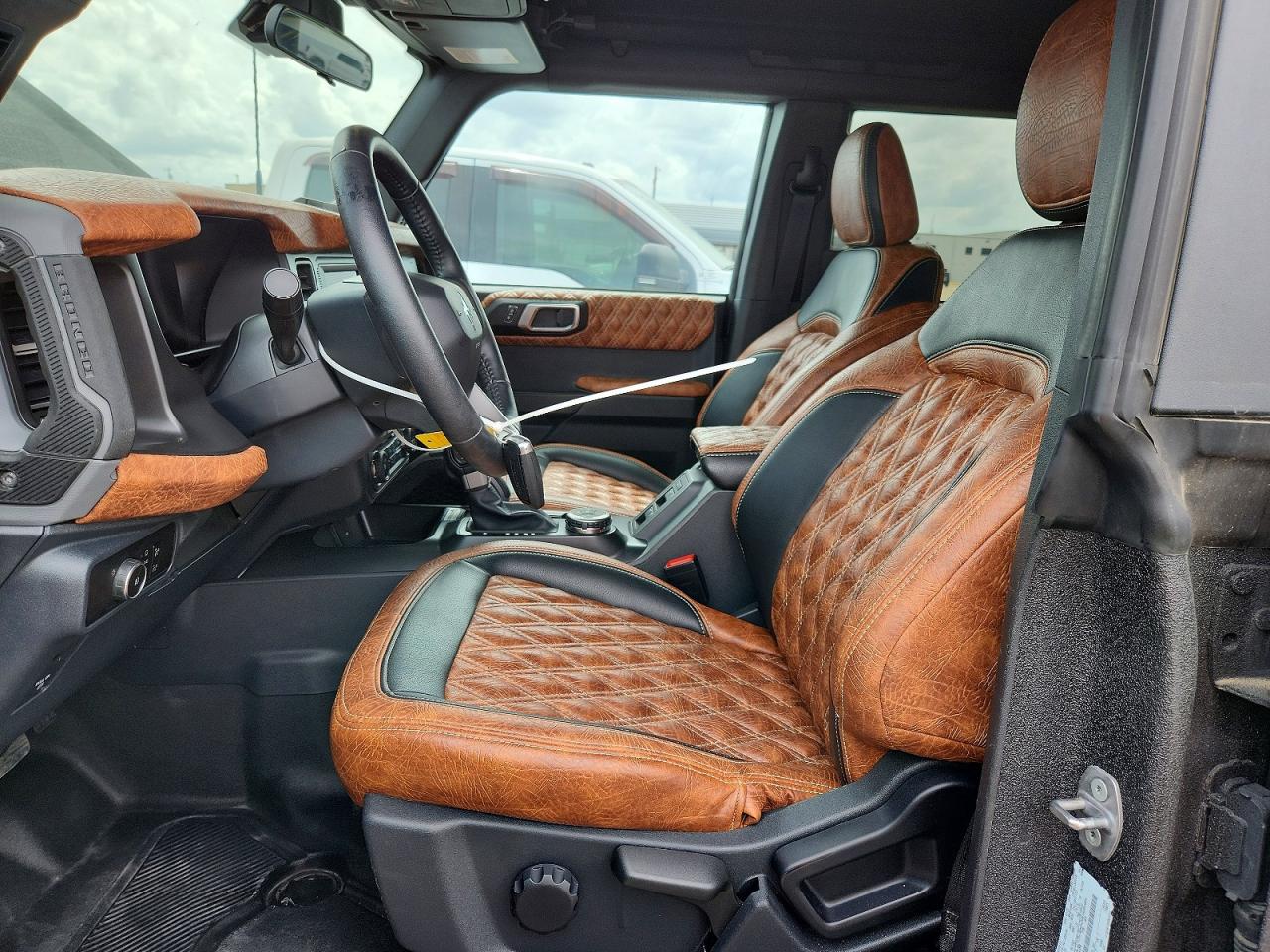 2023 Ford Bronco Base Black vin: 1FMEE5BPXPLB79358
