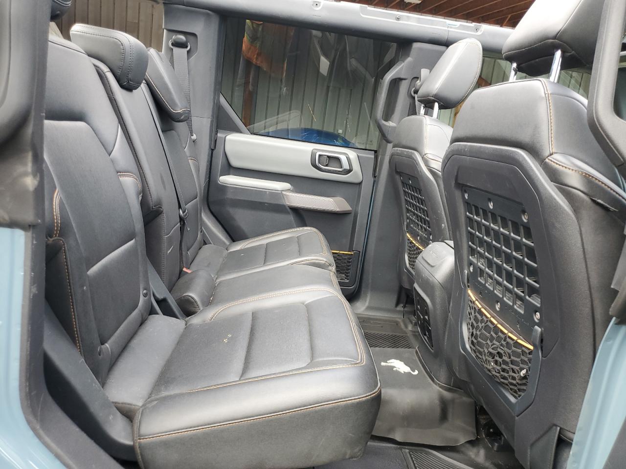 2021 Ford Bronco Base Blue vin: 1FMEE5DH0MLA77116
