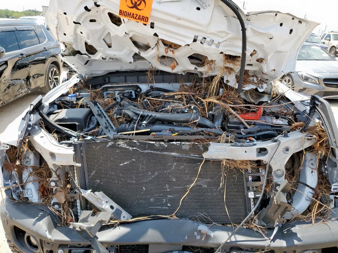 2023 Ford Bronco Base White vin: 1FMEE5DP1PLC02975