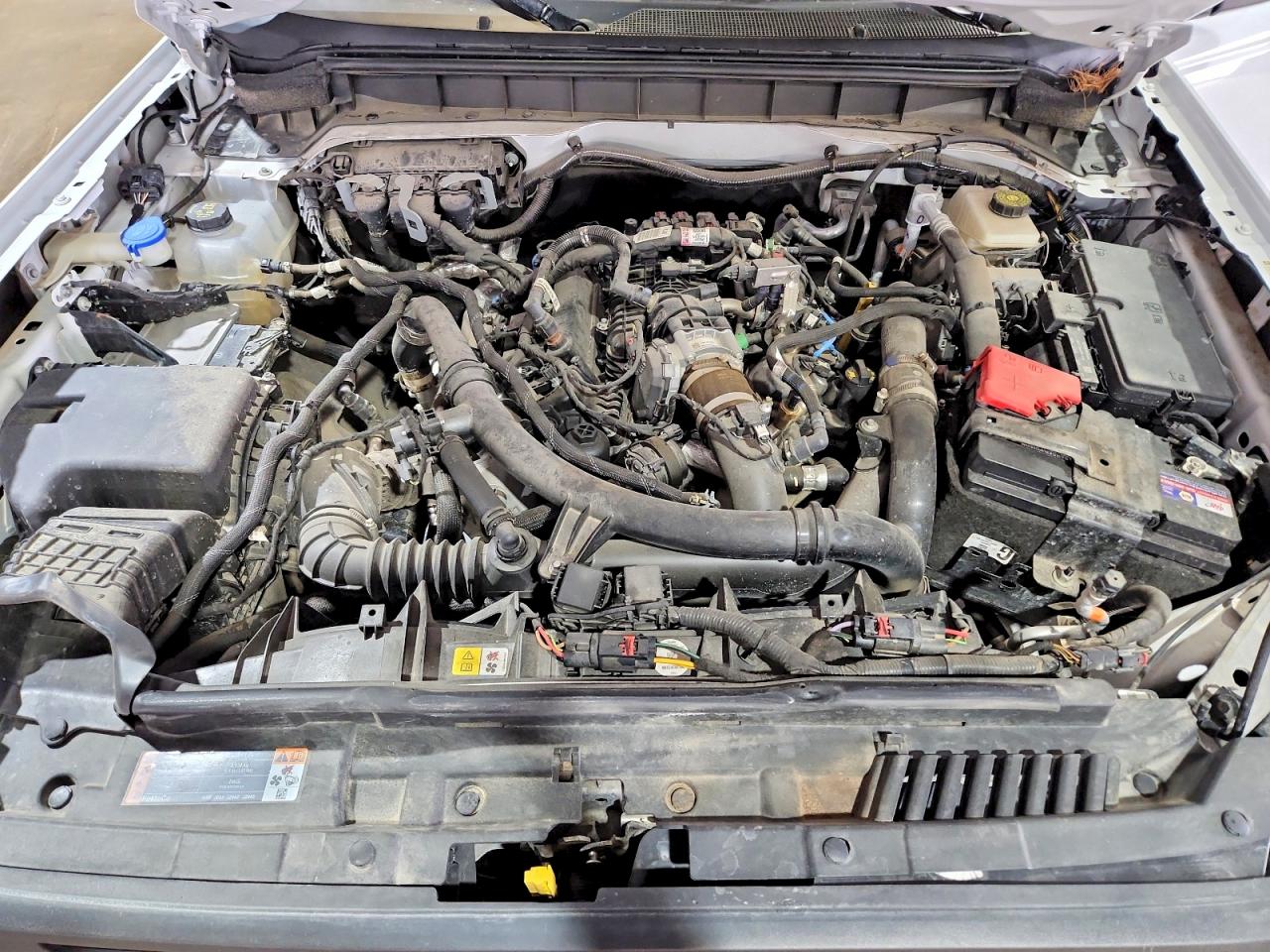 2023 Ford Bronco Base White vin: 1FMEE5DP2PLB18650