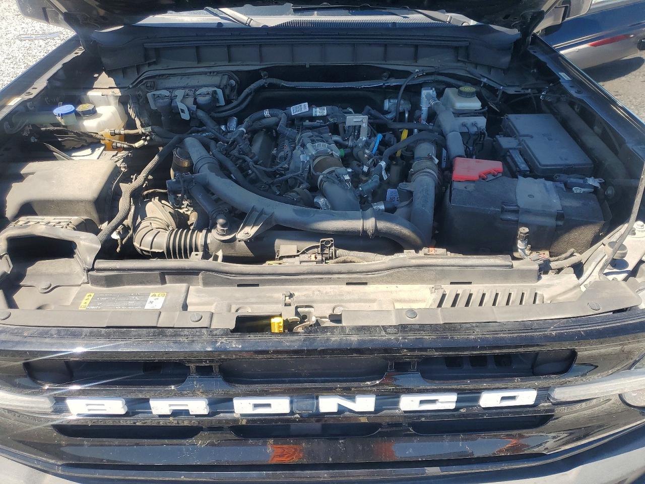2021 Ford Bronco Base Black vin: 1FMEE5DP4MLA90717