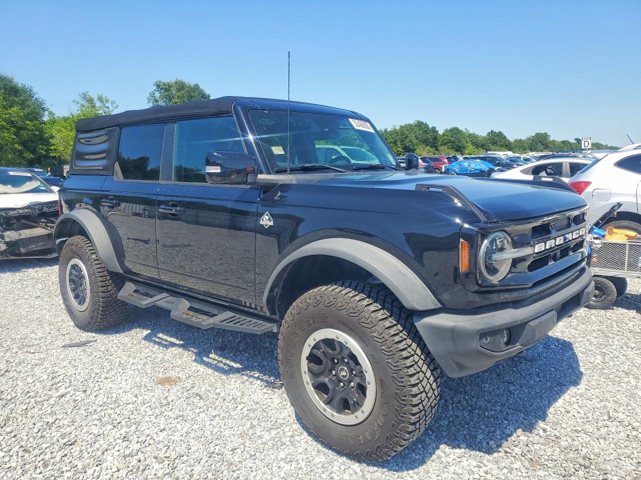 2021 Ford Bronco Base Black vin: 1FMEE5DP4MLA90717