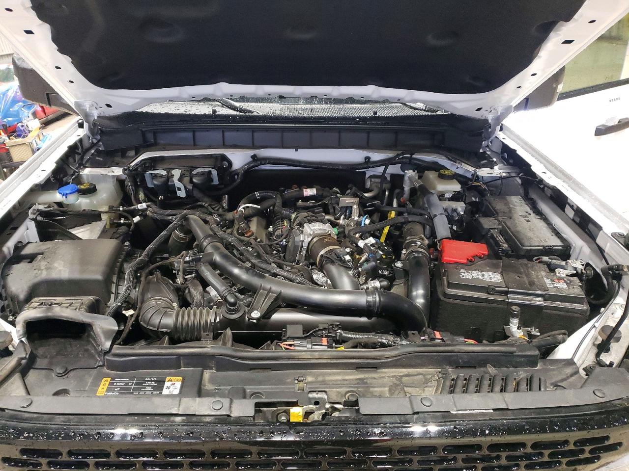 2023 Ford Bronco Base White vin: 1FMEE5DP6PLB89611