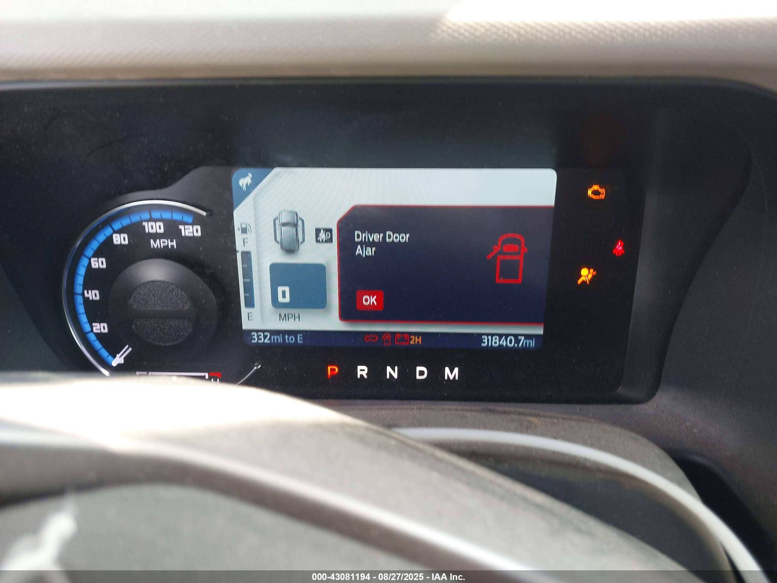 2022 Ford Bronco Wildtrak Red vin: 1FMEE5DP9NLA97762