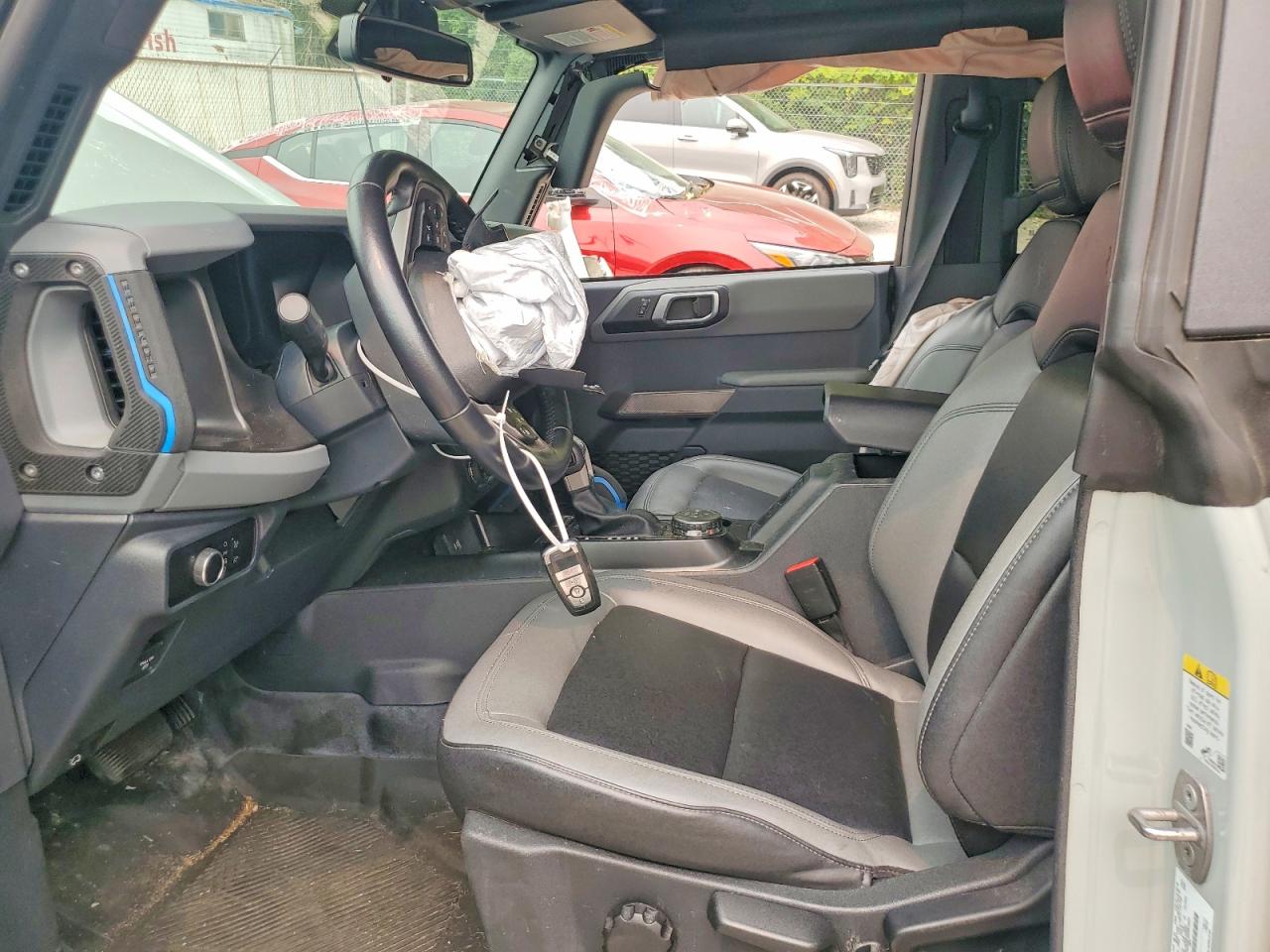 2023 Ford Bronco Base Gray vin: 1FMEE5DP9PLB98772